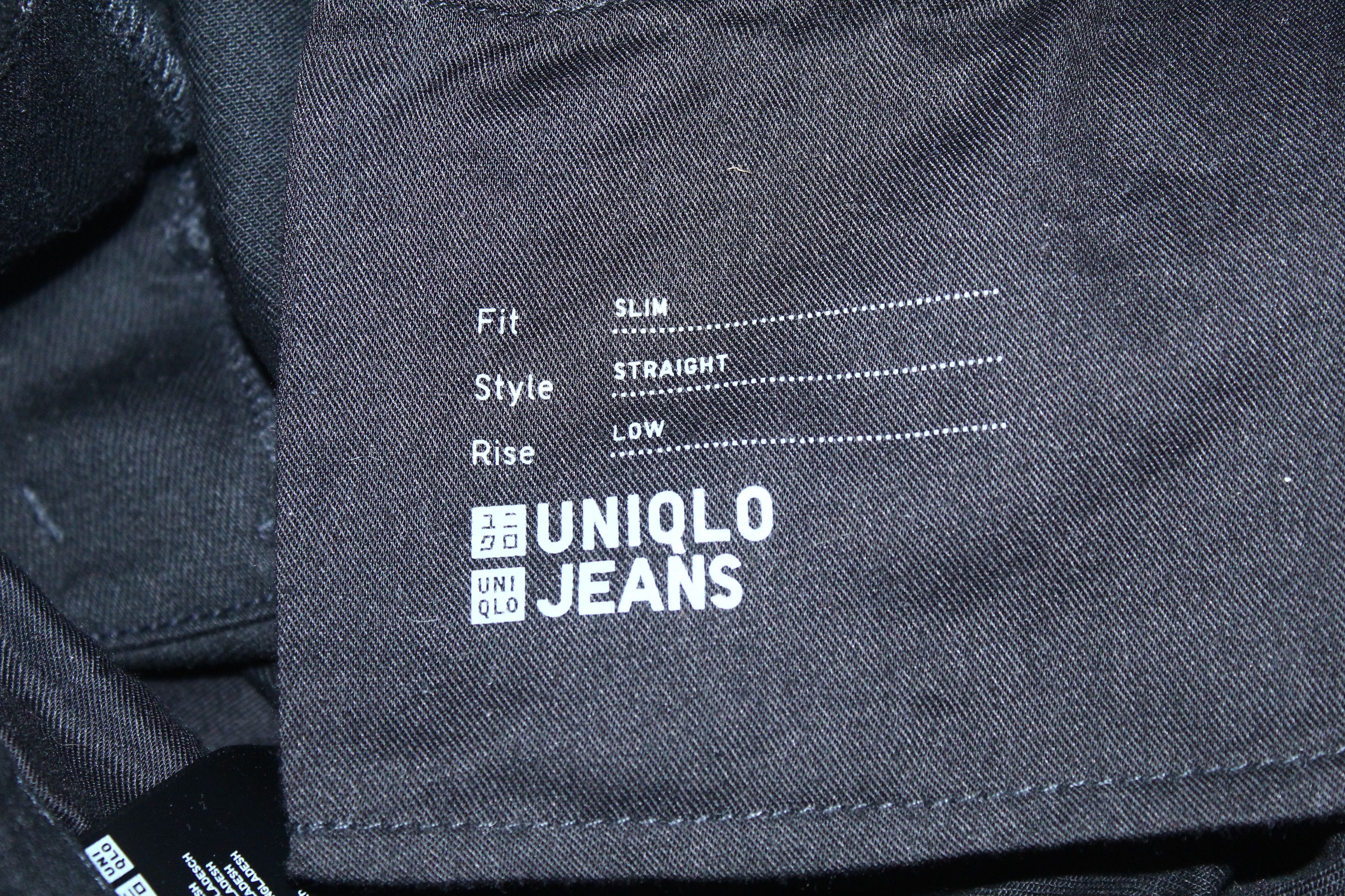 Uniqlo UniQlo Selvedge Denim Cropped Slim Straight Low Rise Jeans Size US 34 / EU 50 - 8 Thumbnail