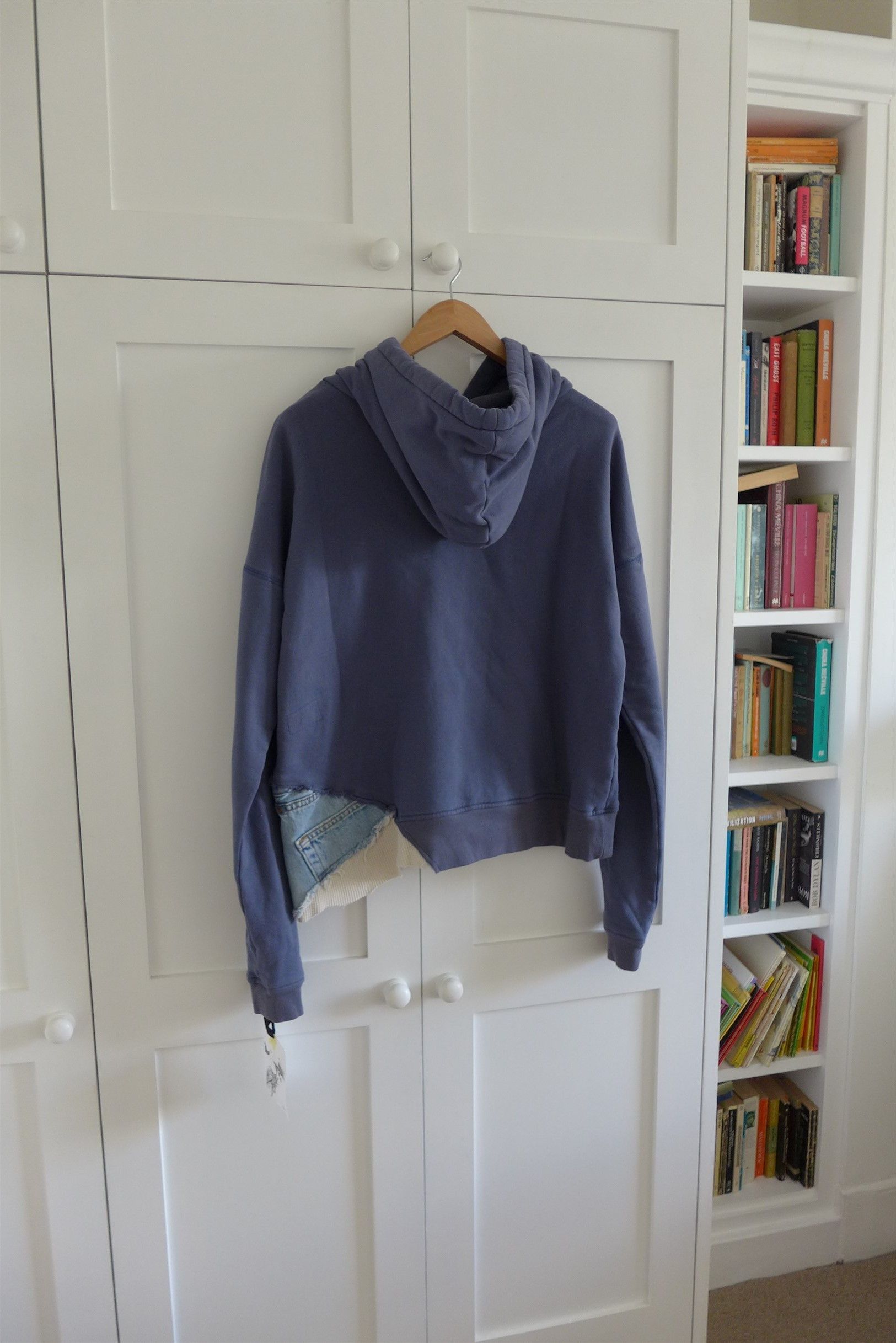 Greg Lauren Greg Lauren GL Vintage Hoodie - Blue Cotton Size US M / EU 48-50 / 2 - 2 Thumbnail