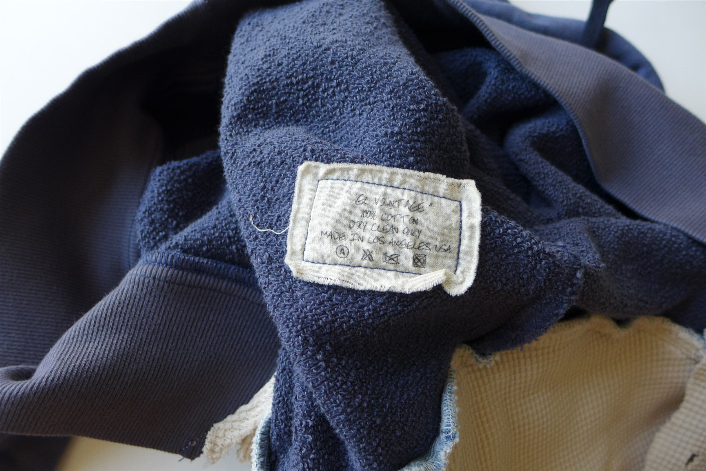 Greg Lauren Greg Lauren GL Vintage Hoodie - Blue Cotton Size US S / EU 44-46 / 1 - 9 Thumbnail
