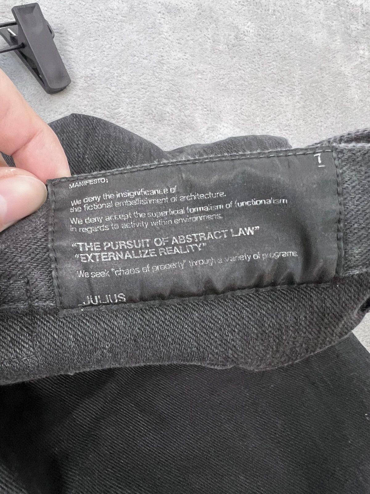 Julius Julius_7 mask denim pants Size US 33 - 3 Thumbnail