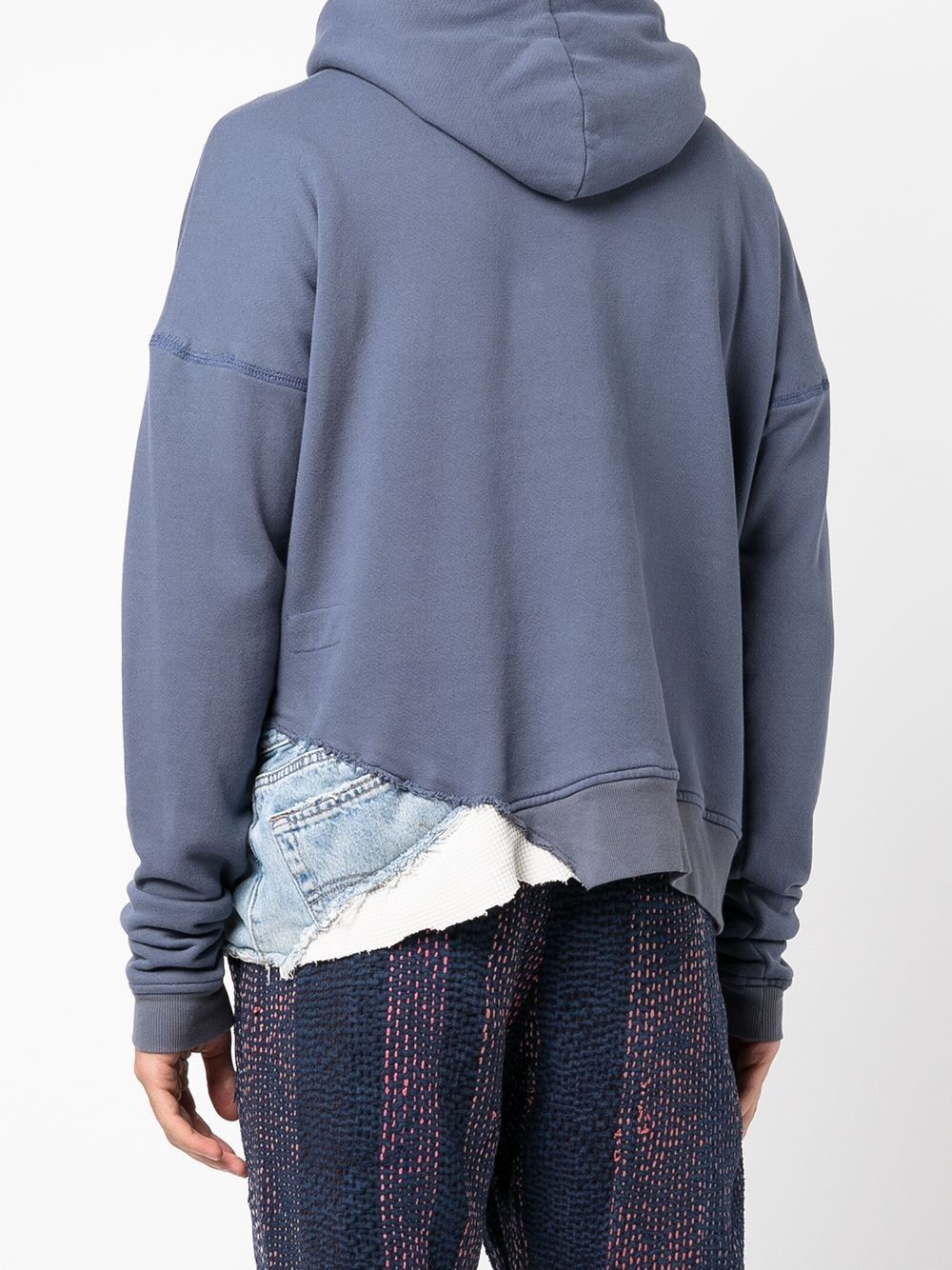 Greg Lauren Greg Lauren GL Vintage Hoodie - Blue Cotton Size US L / EU 52-54 / 3 - 12 Thumbnail