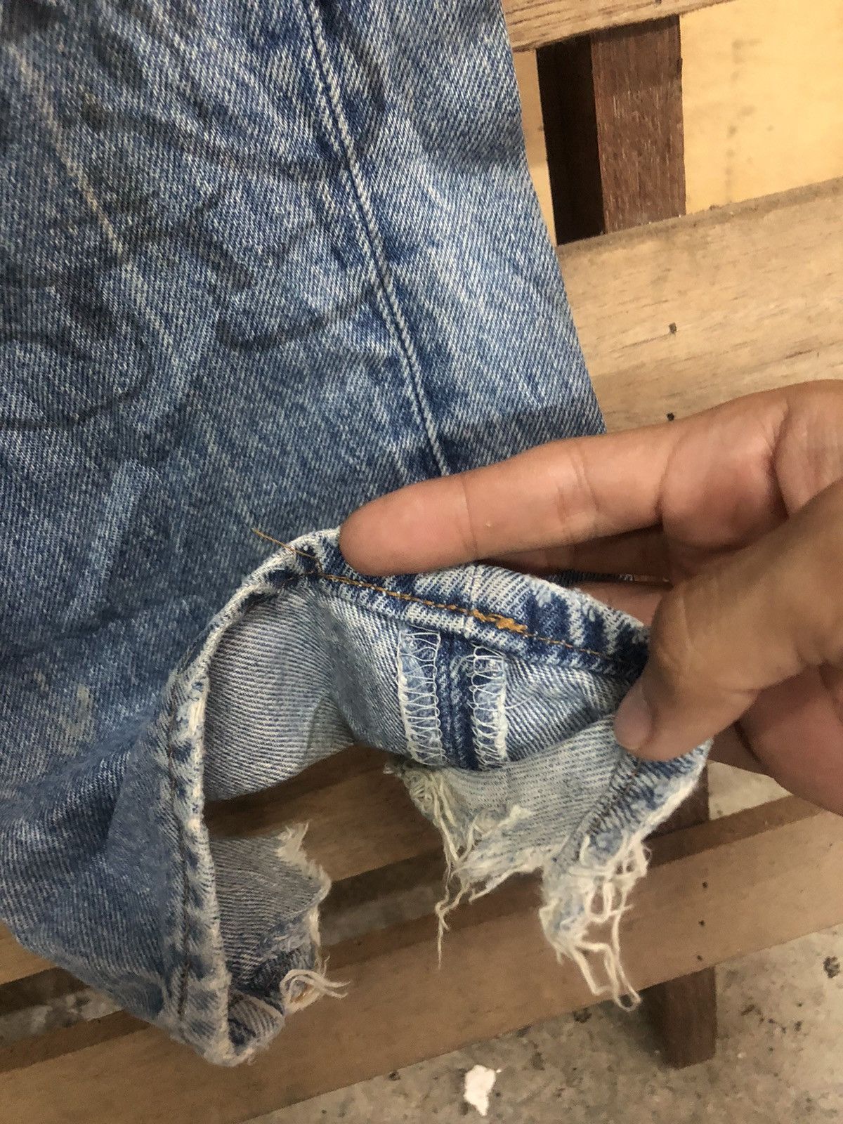 Levi's Rare Limited Edition 1997 Levi’s X Mickey Mouse Distressed Size US 31 - 14 Thumbnail
