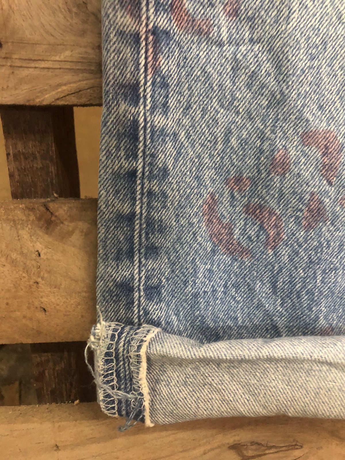 Levi's Rare Limited Edition 1997 Levi’s X Mickey Mouse Distressed Size US 31 - 8 Thumbnail