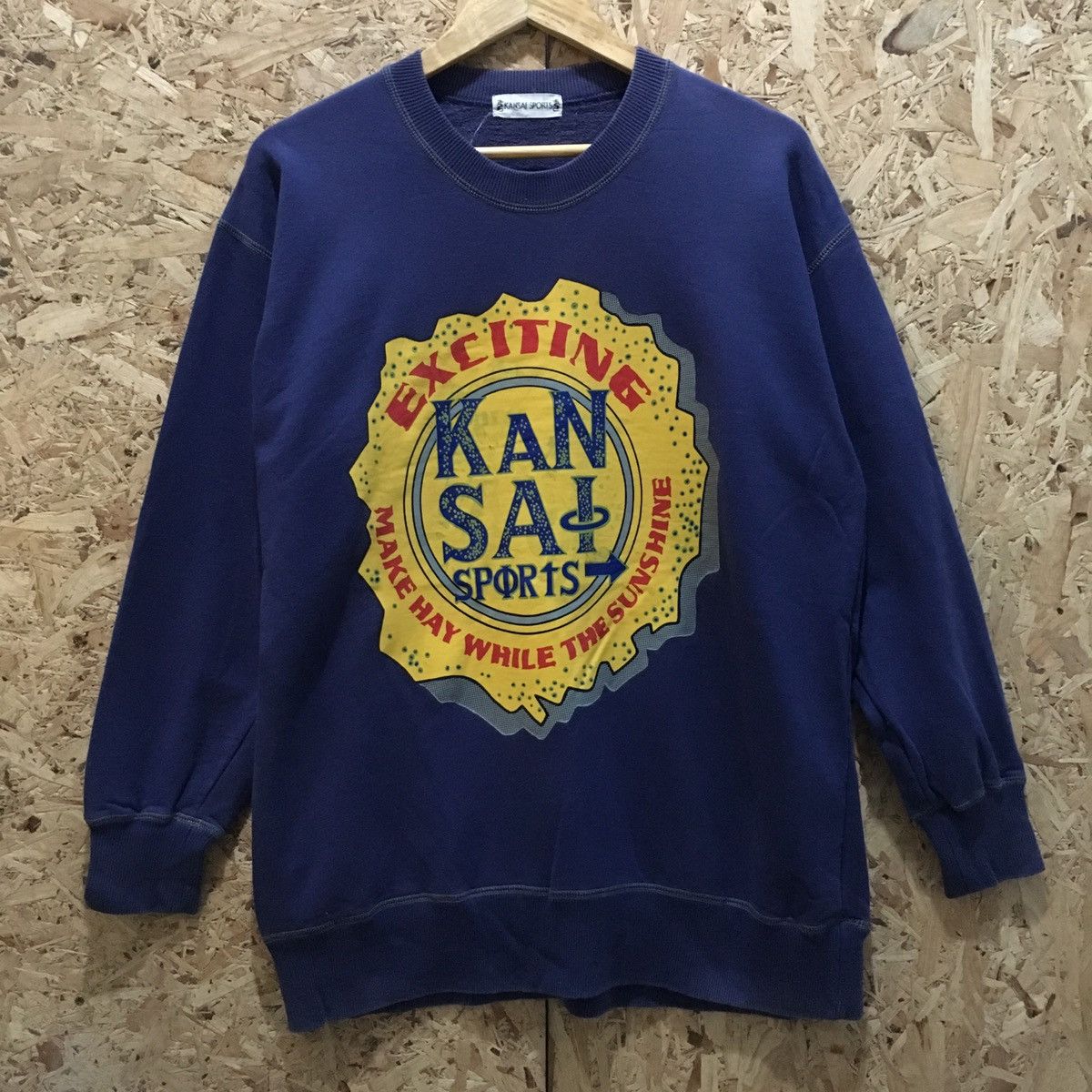 Kansai Yamamoto × Vintage VINTAGE‼️Kansai Sports Exciting Make Hay While The Sunshine Size US L / EU 52-54 / 3 - 1 Thumbnail