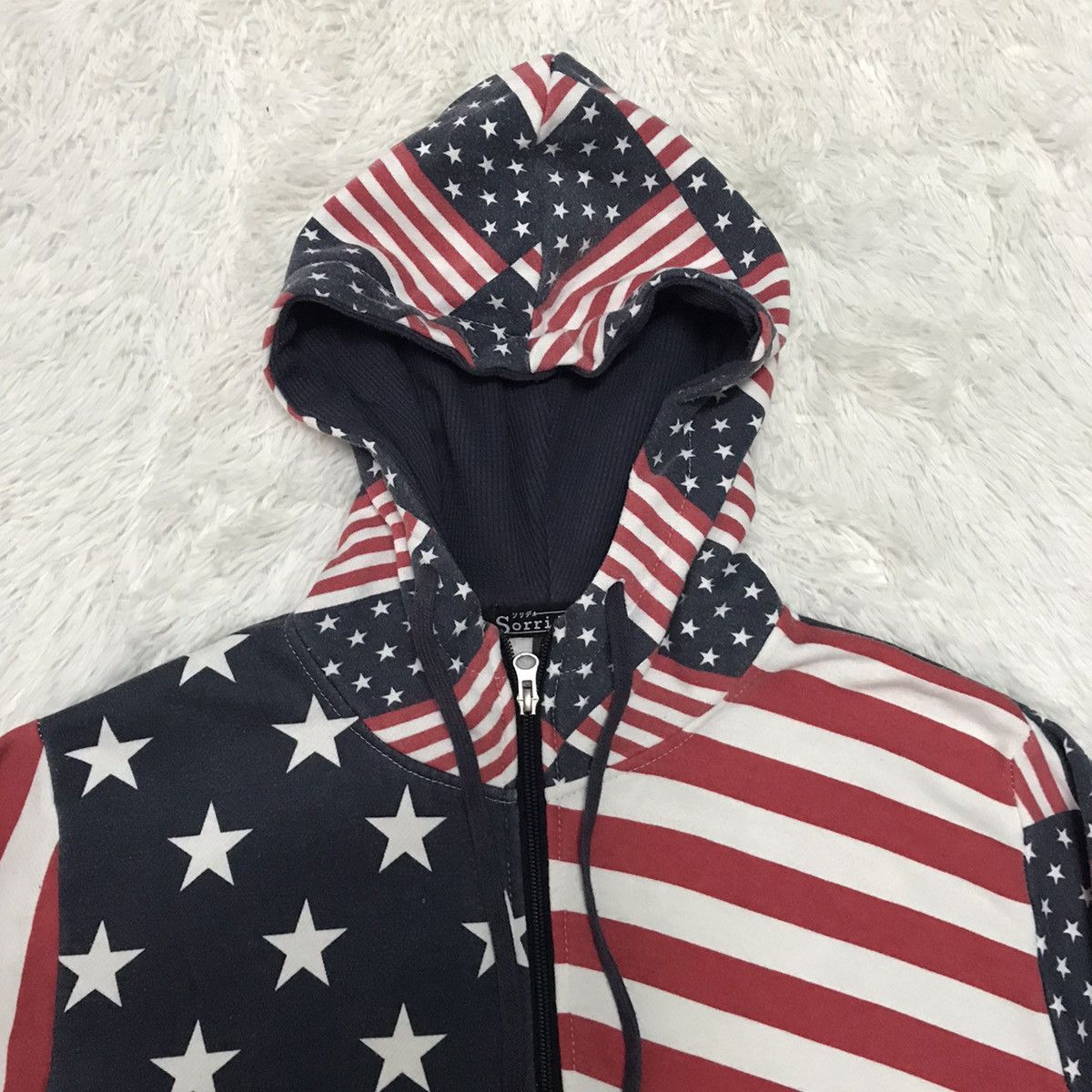 Flagstuff Sorridere Overprinted Flag Jacket Sweater Hoodie Size US M / EU 48-50 / 2 - 7 Thumbnail