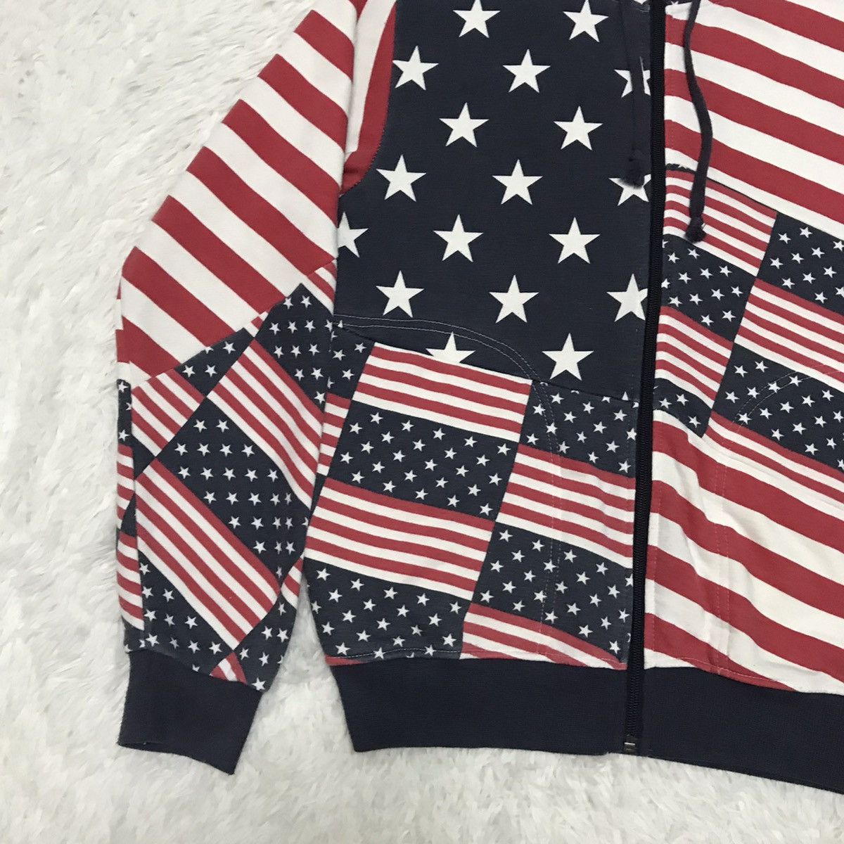 Flagstuff Sorridere Overprinted Flag Jacket Sweater Hoodie Size US M / EU 48-50 / 2 - 3 Thumbnail