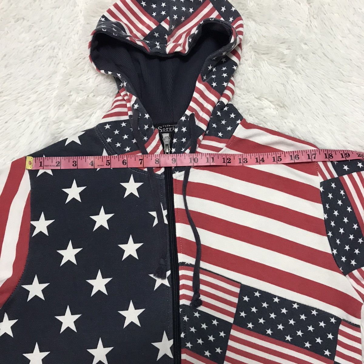 Flagstuff Sorridere Overprinted Flag Jacket Sweater Hoodie Size US M / EU 48-50 / 2 - 19 Thumbnail