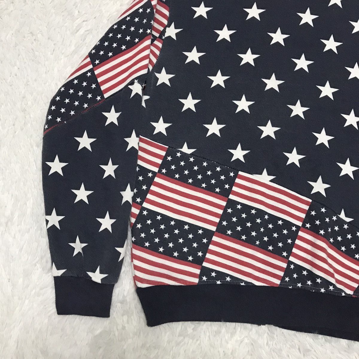Flagstuff Sorridere Overprinted Flag Jacket Sweater Hoodie Size US M / EU 48-50 / 2 - 8 Thumbnail