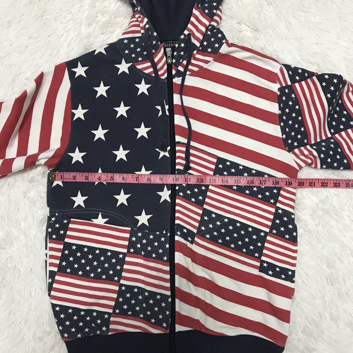 Flagstuff Sorridere Overprinted Flag Jacket Sweater Hoodie Size US M / EU 48-50 / 2 - 17 Thumbnail