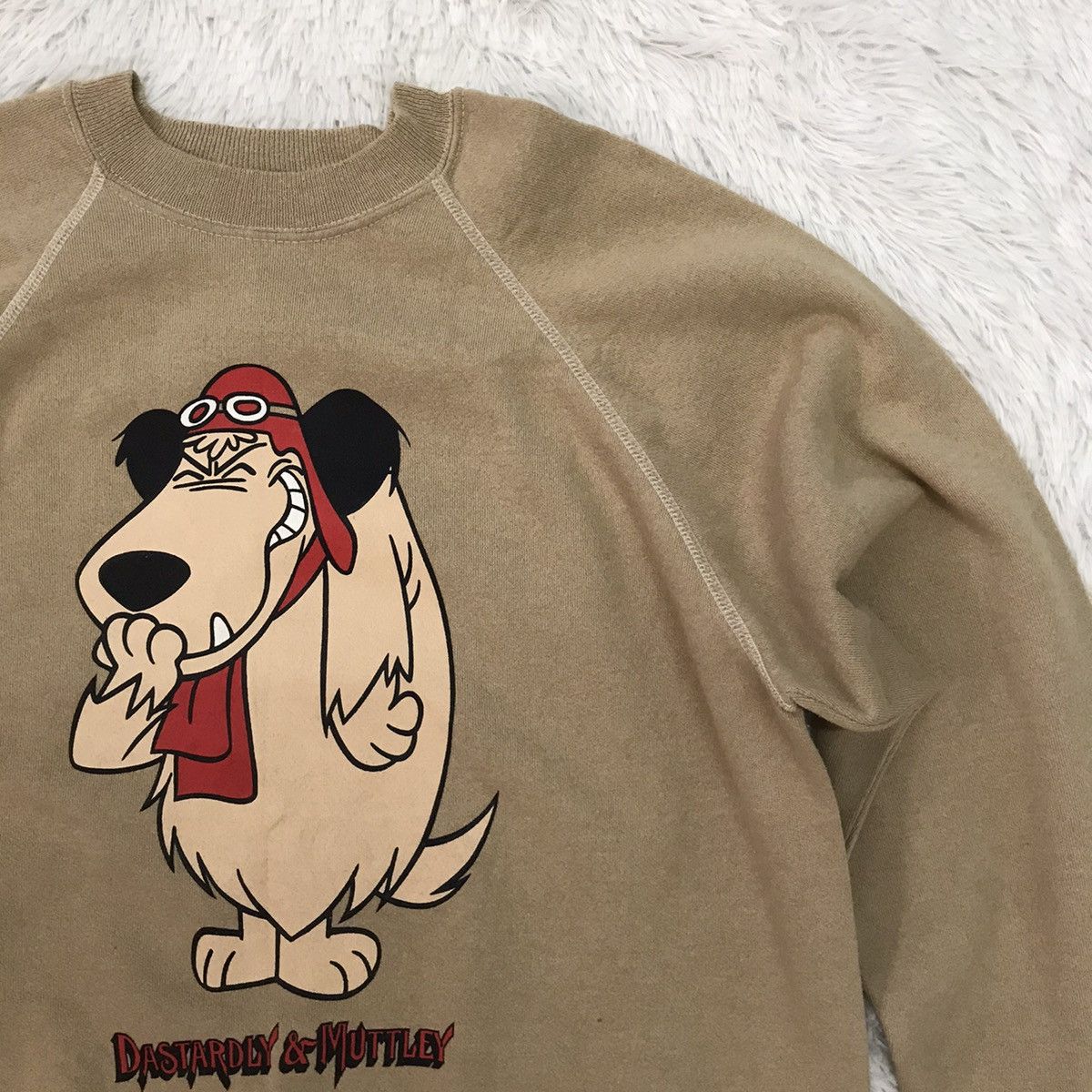 Anime Vtg Hanes Activewear Dastardly & Muttley Sweatshirt Size US L / EU 52-54 / 3 - 4 Thumbnail