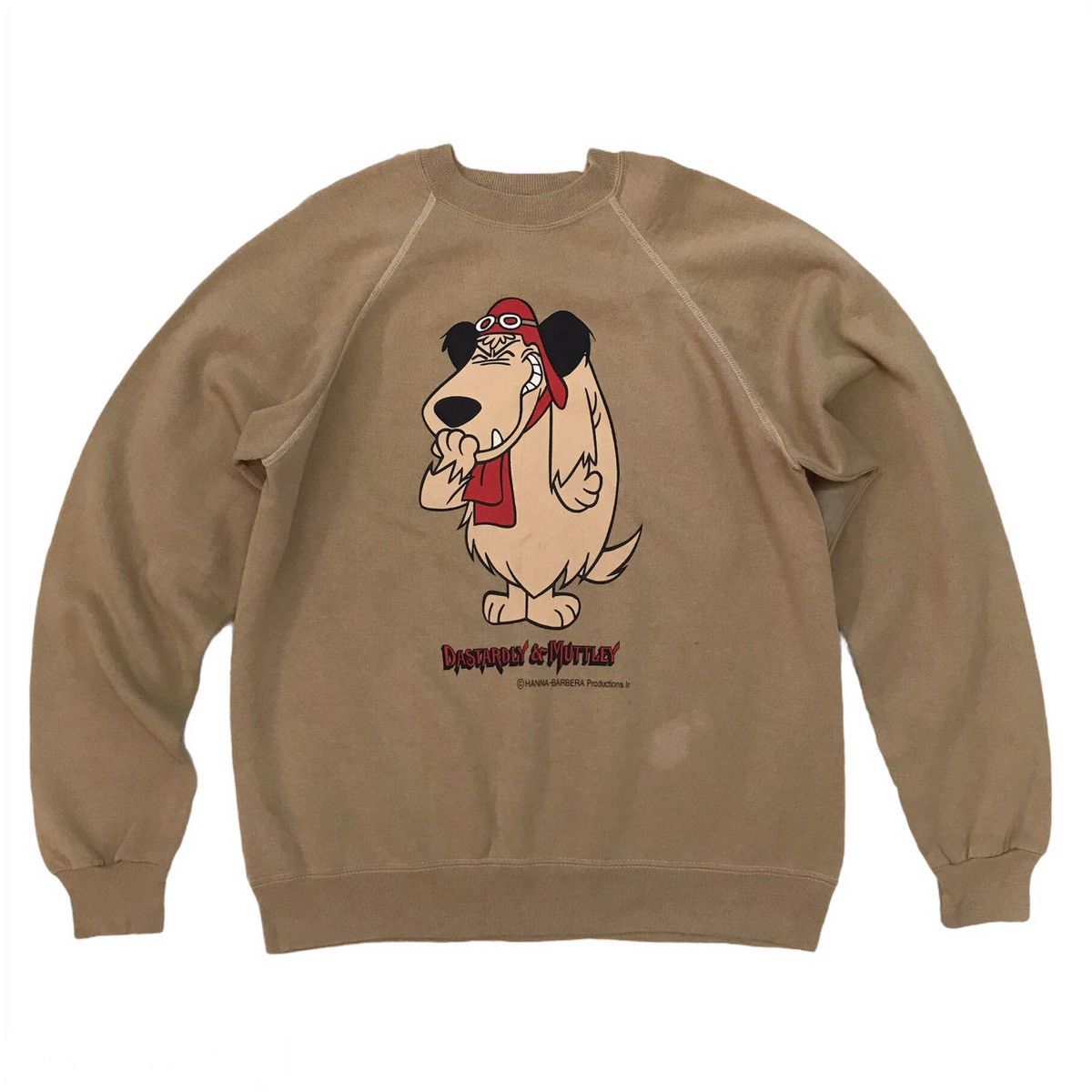 Anime Vtg Hanes Activewear Dastardly & Muttley Sweatshirt Size US L / EU 52-54 / 3 - 1 Thumbnail