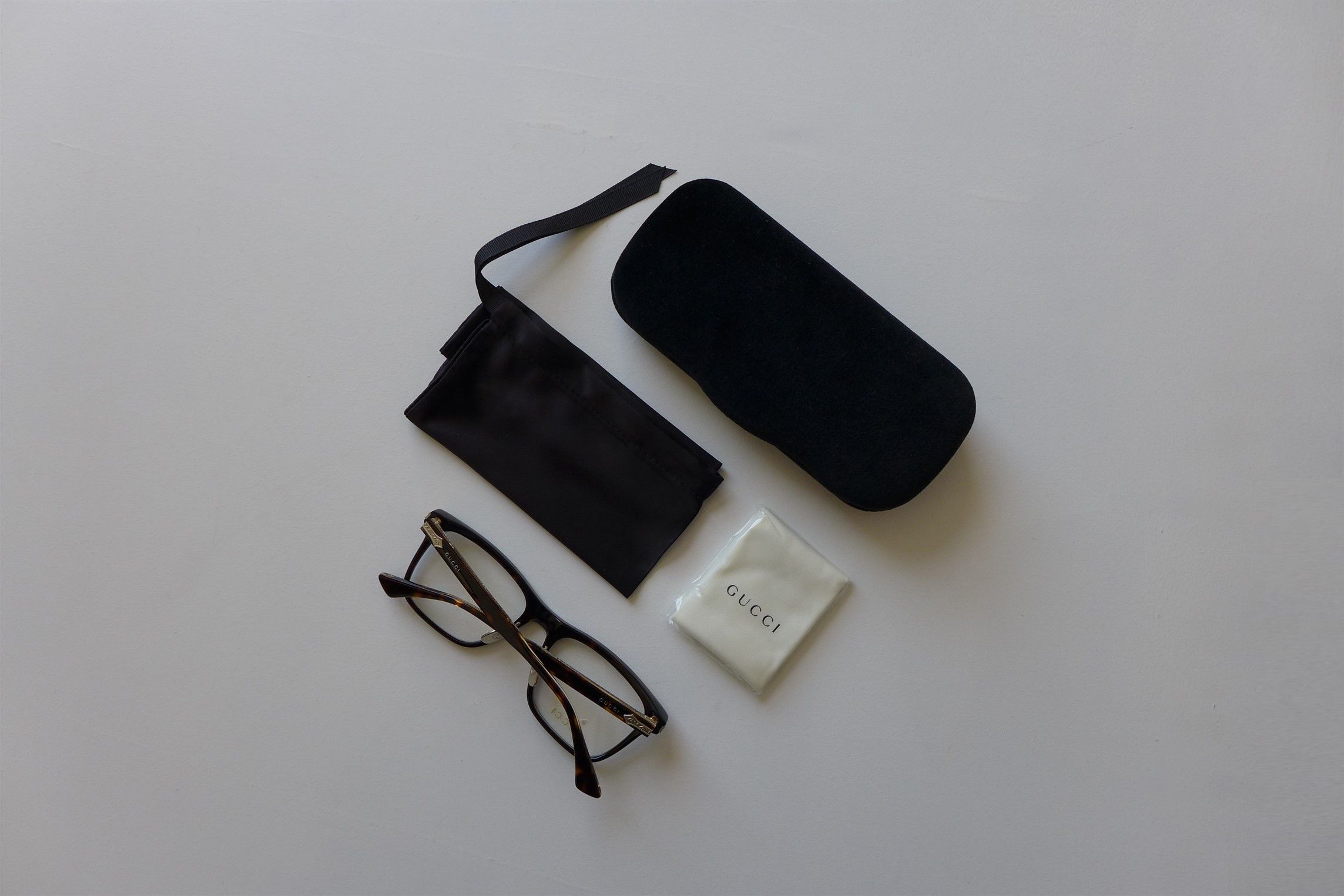 Gucci Gucci Japanese Collection Square Glasses -- Dark Havana Size ONE SIZE - 1 Thumbnail