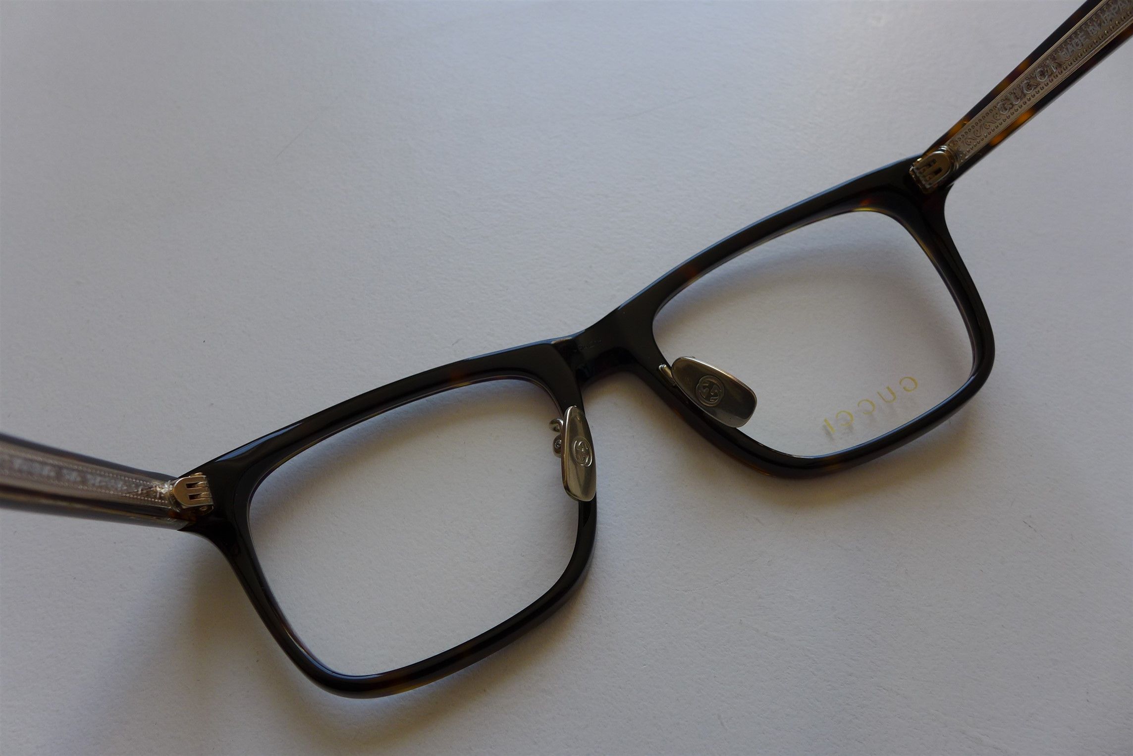Gucci Gucci Japanese Collection Square Glasses -- Dark Havana Size ONE SIZE - 10 Thumbnail