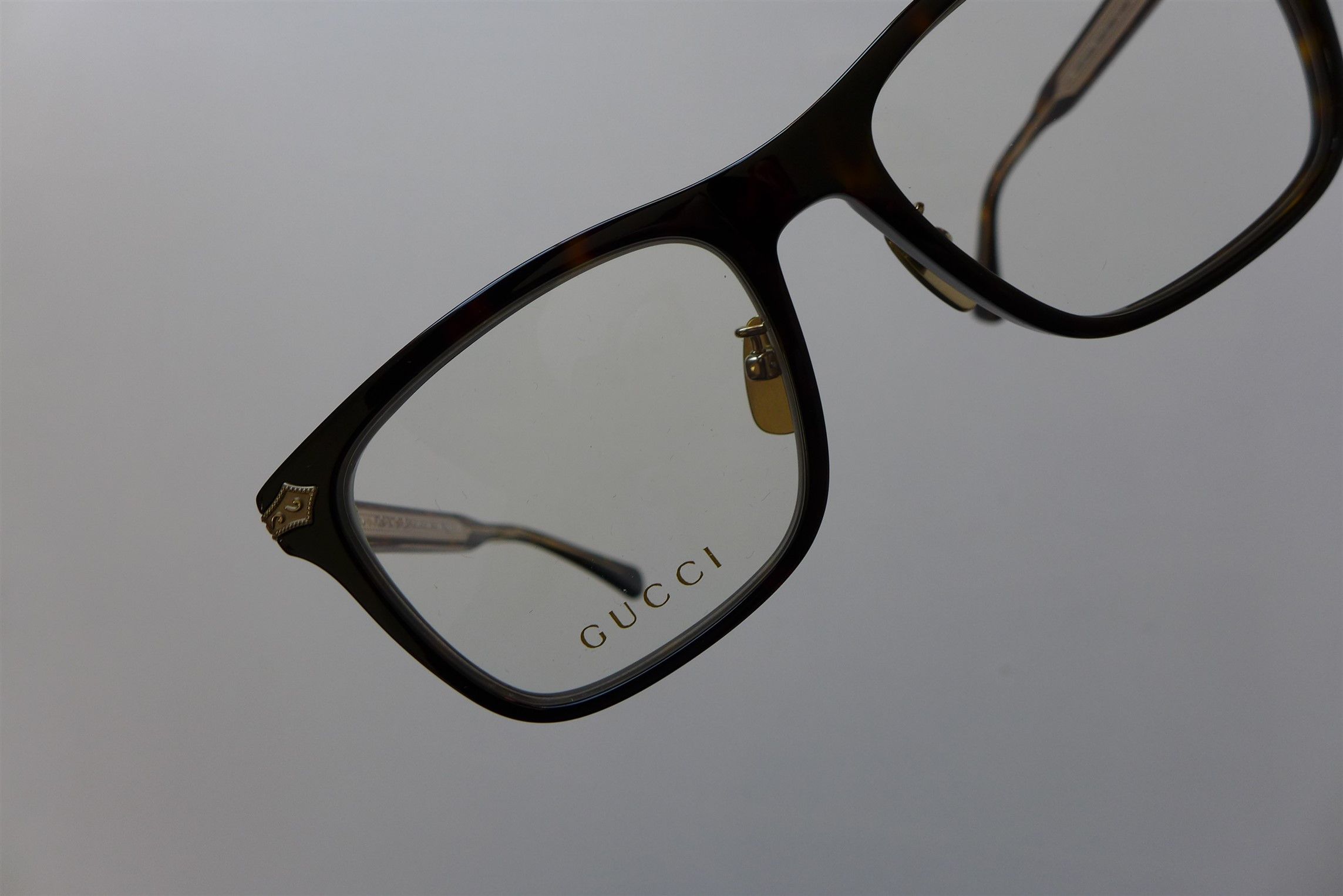 Gucci Gucci Japanese Collection Square Glasses -- Dark Havana Size ONE SIZE - 17 Thumbnail
