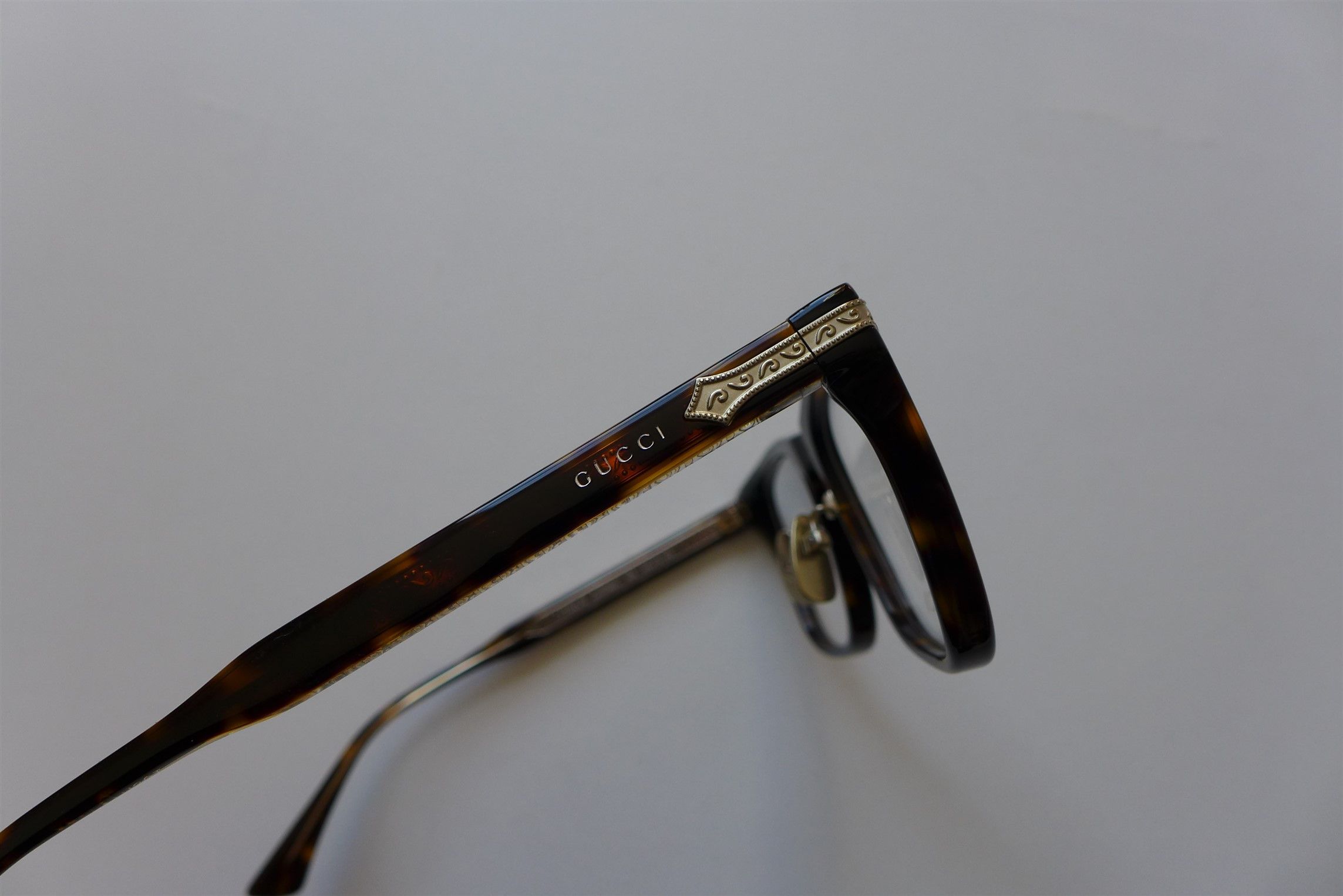 Gucci Gucci Japanese Collection Square Glasses -- Dark Havana Size ONE SIZE - 11 Thumbnail