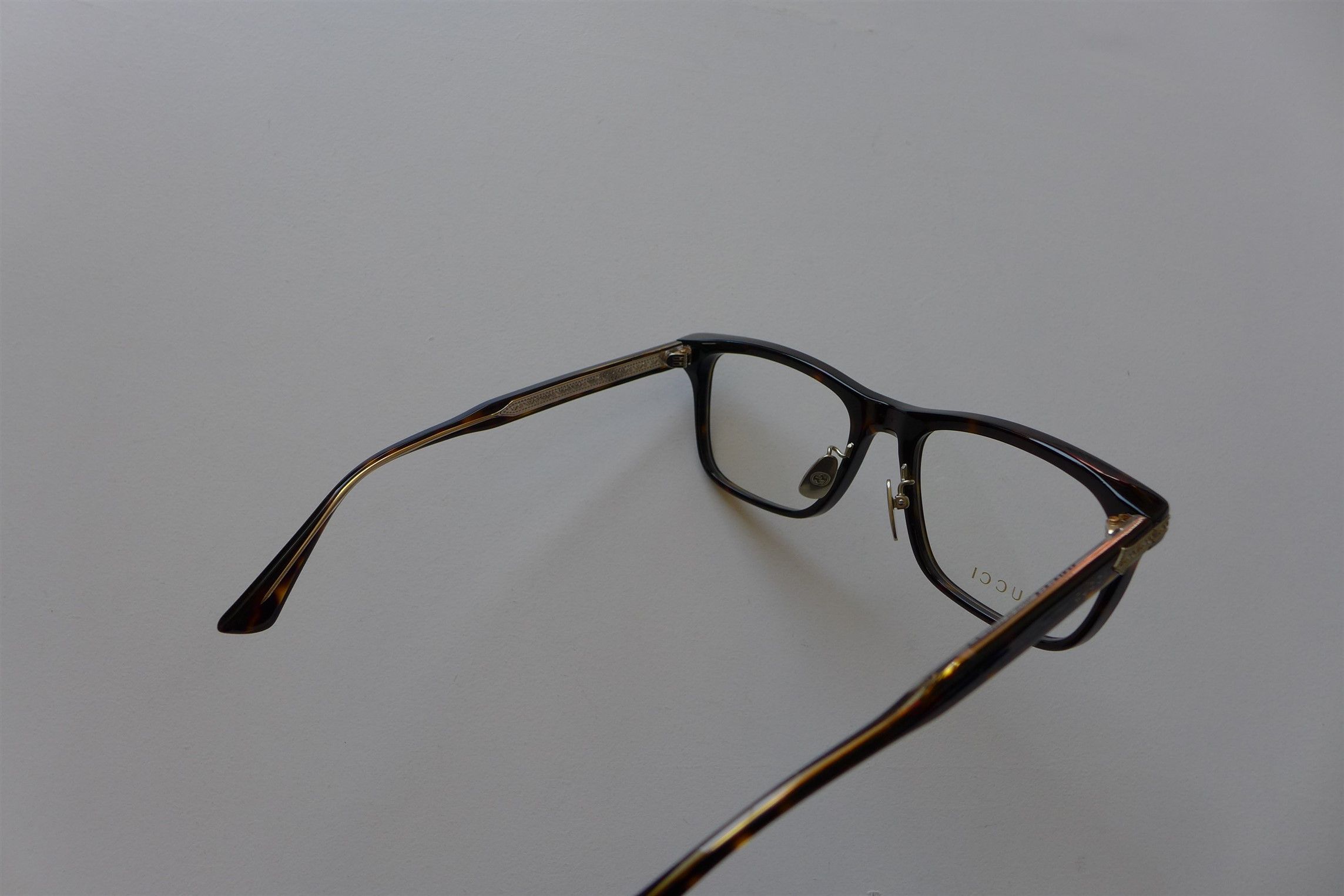Gucci Gucci Japanese Collection Square Glasses -- Dark Havana Size ONE SIZE - 12 Thumbnail