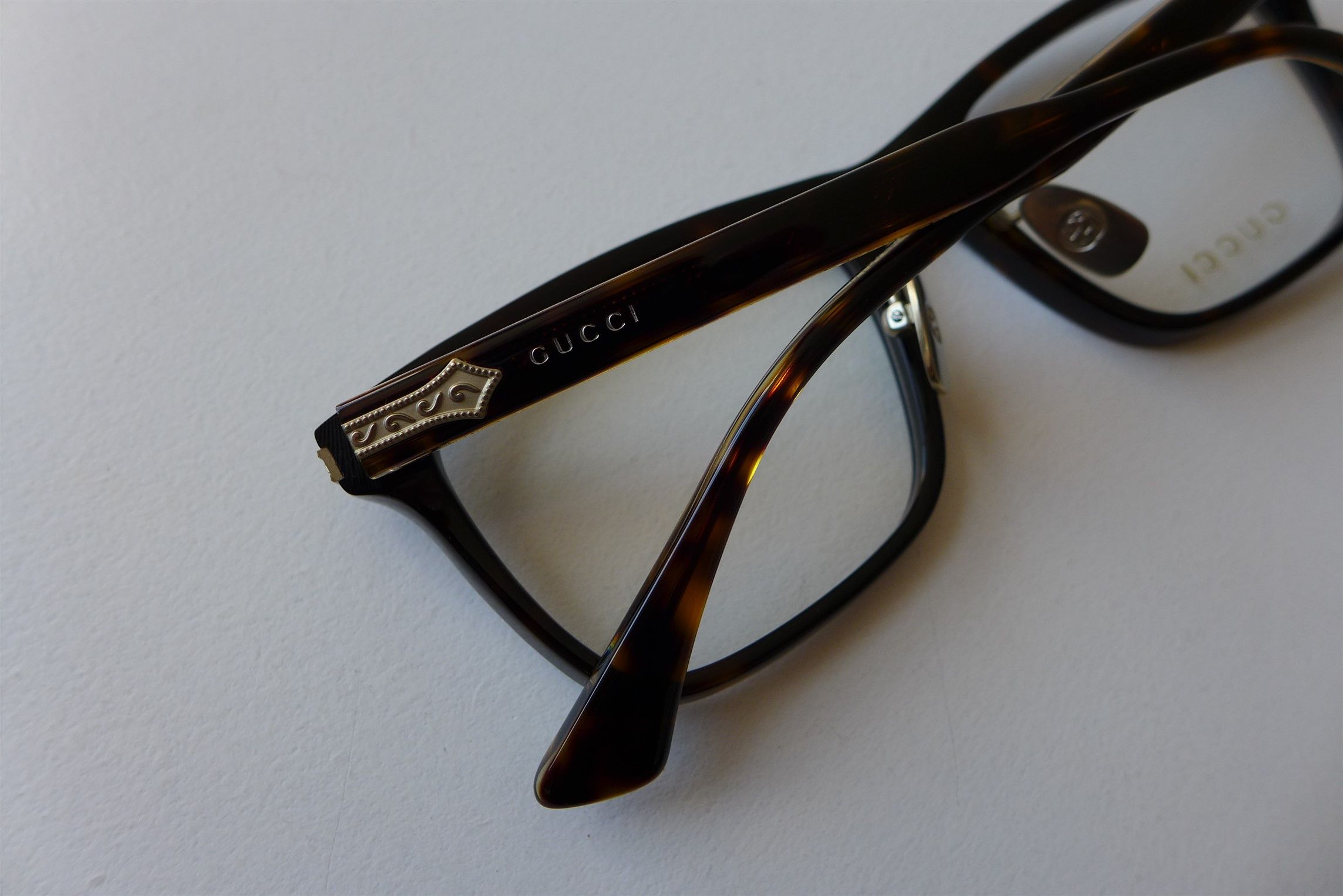 Gucci Gucci Japanese Collection Square Glasses -- Dark Havana Size ONE SIZE - 5 Thumbnail