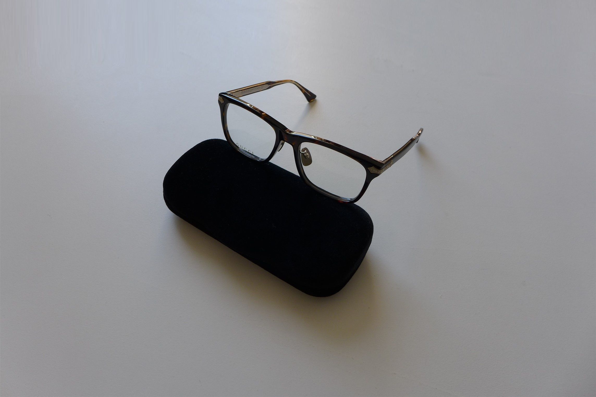 Gucci Gucci Japanese Collection Square Glasses -- Dark Havana Size ONE SIZE - 2 Thumbnail