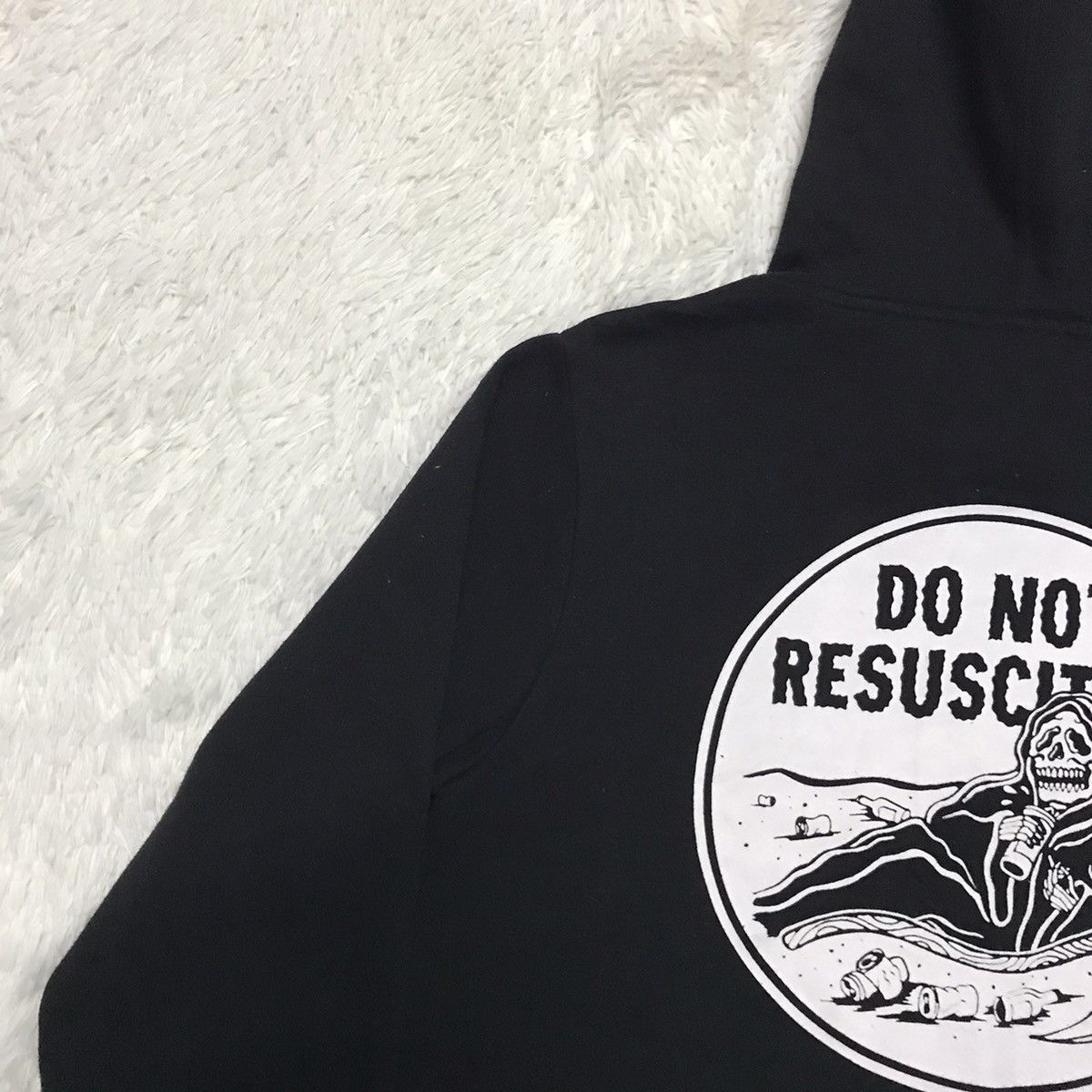 Japanese Brand DNR Do Not Resuscitate Big Printed Hoodie Size US M / EU 48-50 / 2 - 12 Thumbnail