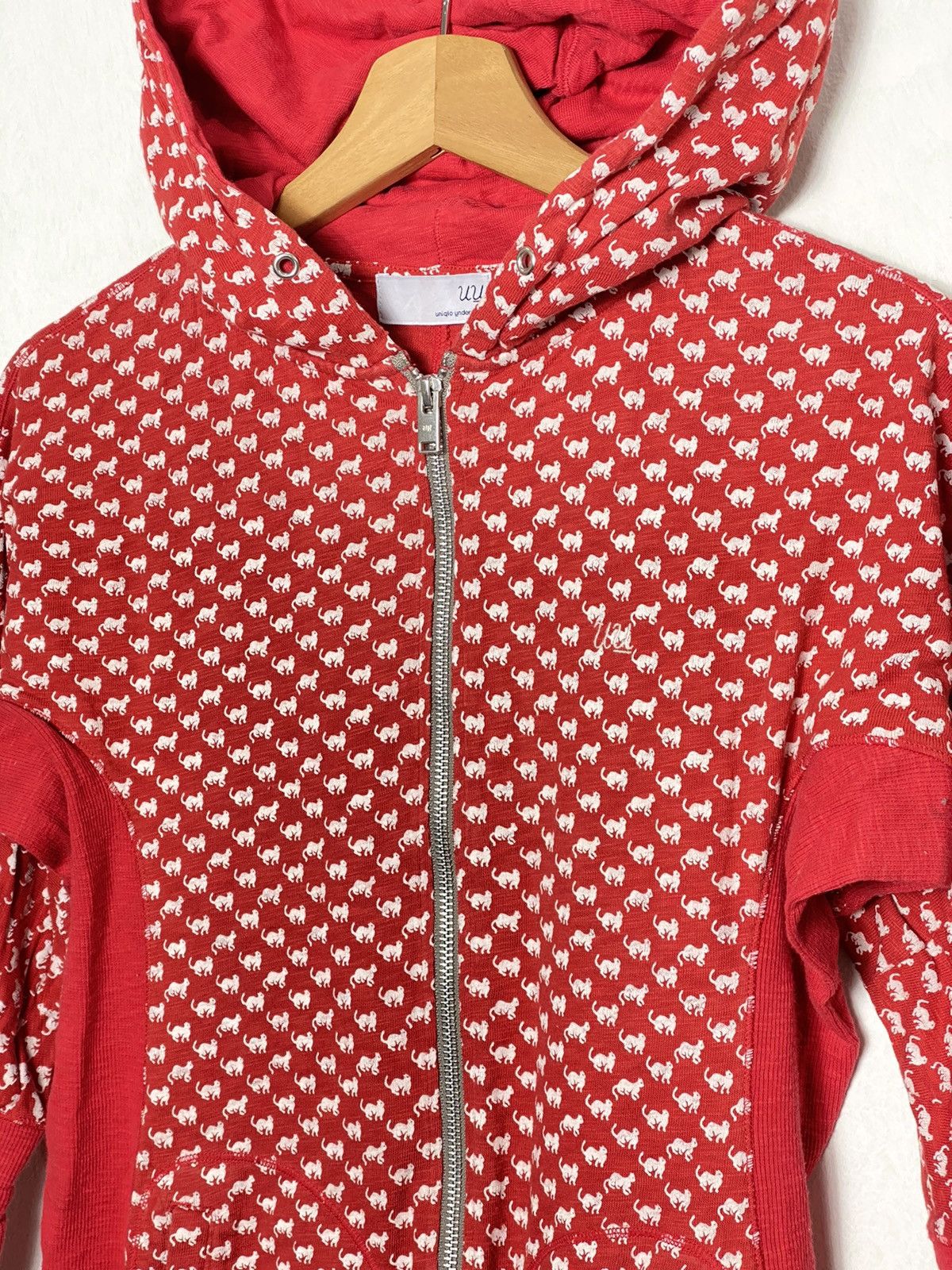 Japanese Brand Vintage Undercover x Uniqlo Cats Hoodies Size M / US 6-8 / IT 42-44 - 2 Thumbnail