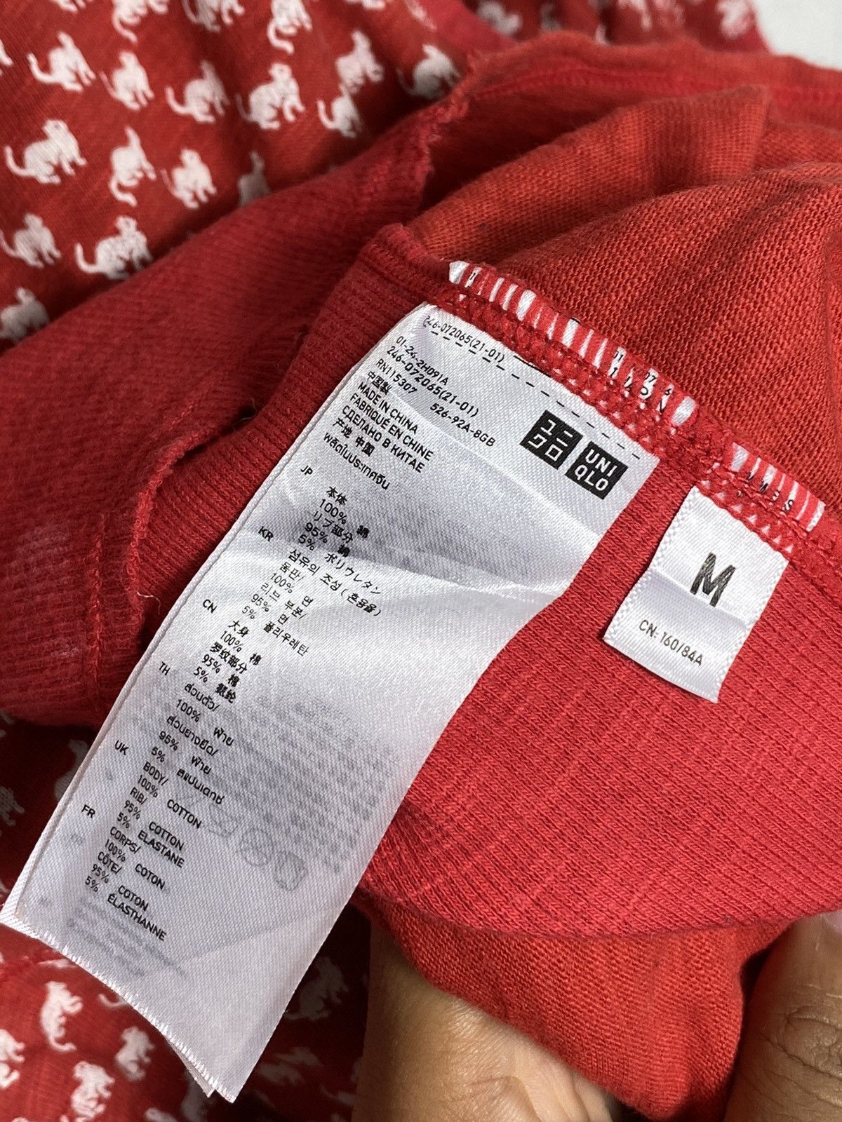 Japanese Brand Vintage Undercover x Uniqlo Cats Hoodies Size M / US 6-8 / IT 42-44 - 5 Thumbnail