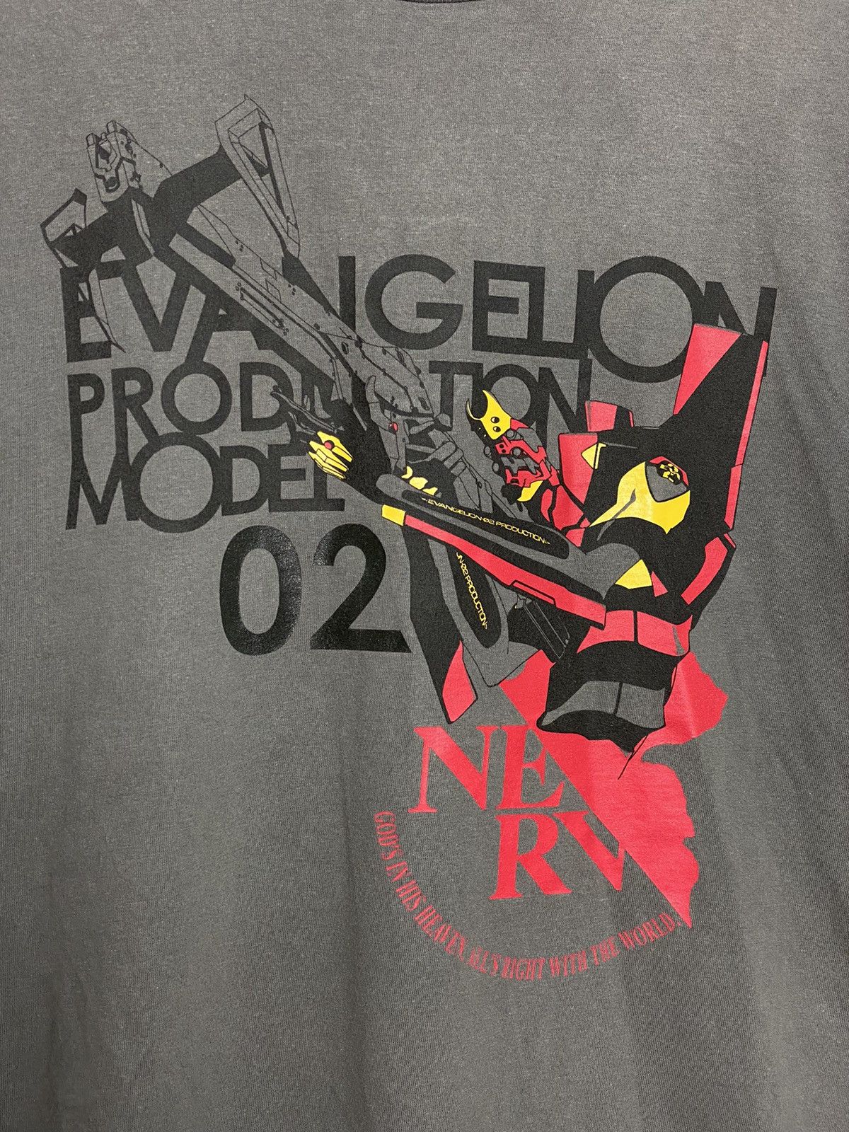 Cartoon Network Vintage Evangelion Nerv Tees / Anime Akira Tekken Naruto Size US XL / EU 56 / 4 - 4 Thumbnail