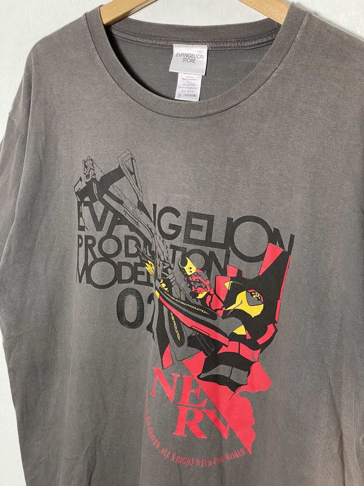 Cartoon Network Vintage Evangelion Nerv Tees / Anime Akira Tekken Naruto Size US XL / EU 56 / 4 - 3 Thumbnail