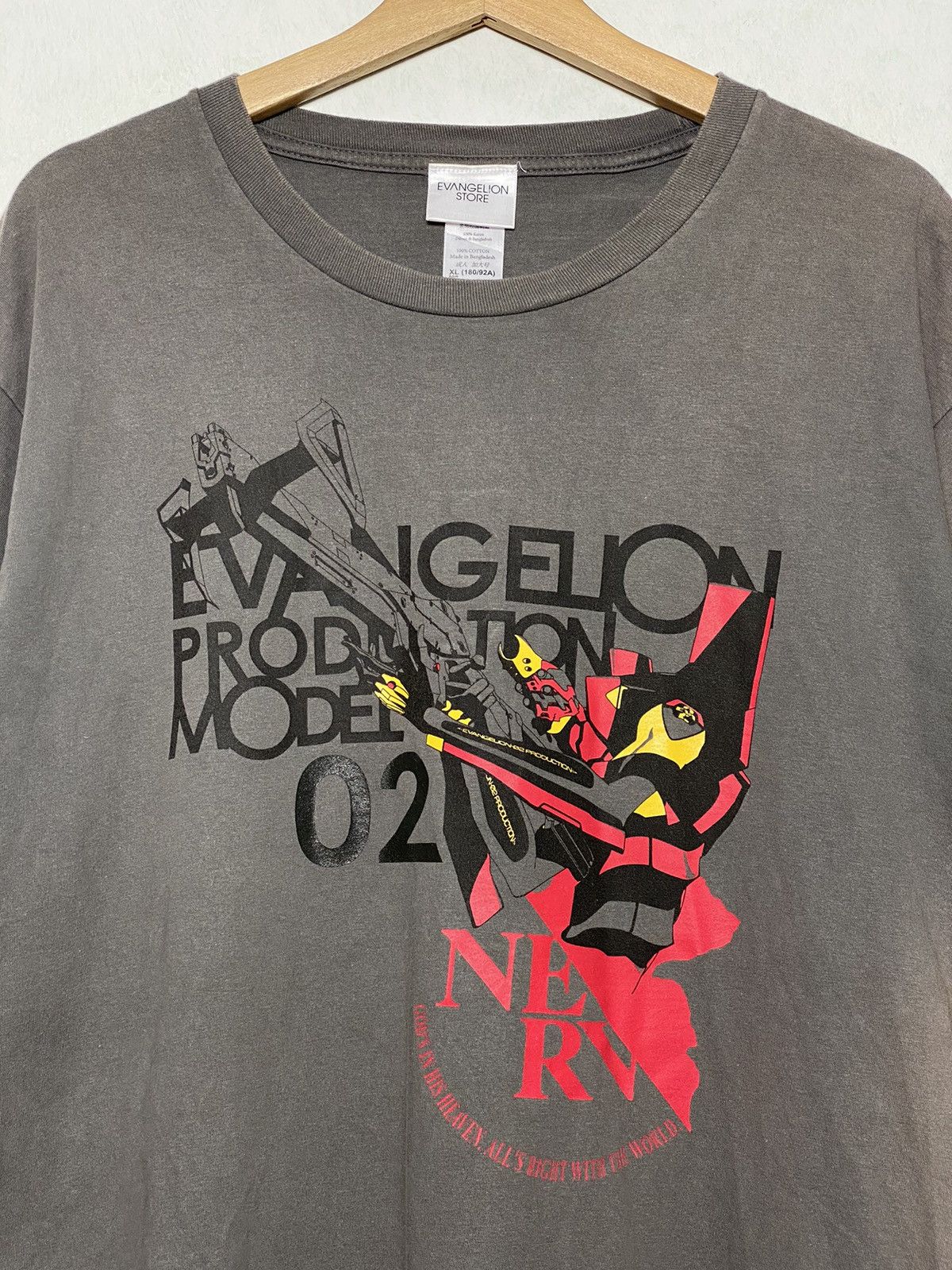 Cartoon Network Vintage Evangelion Nerv Tees / Anime Akira Tekken Naruto Size US XL / EU 56 / 4 - 2 Thumbnail