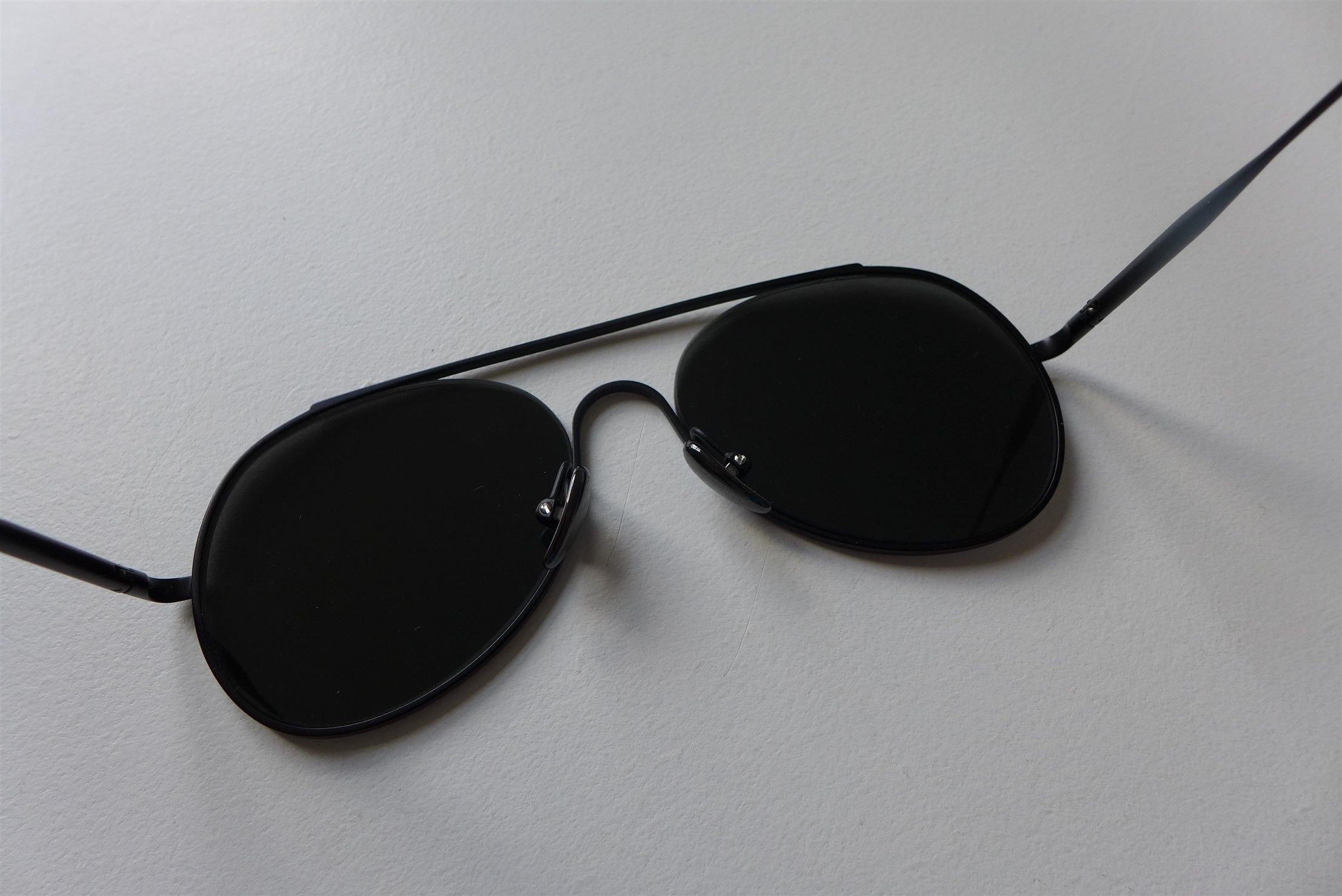 Acne Studios Acne Studios SS16 Spitfire Aviator Sunglasses - Black Size ONE SIZE - 9 Thumbnail