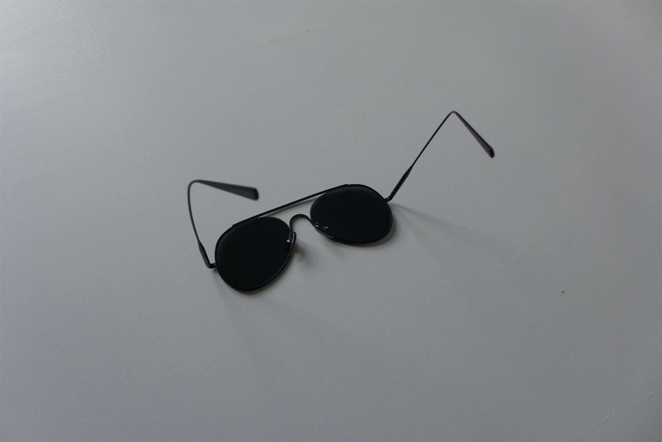 Acne Studios Acne Studios SS16 Spitfire Aviator Sunglasses - Black Size ONE SIZE - 8 Thumbnail