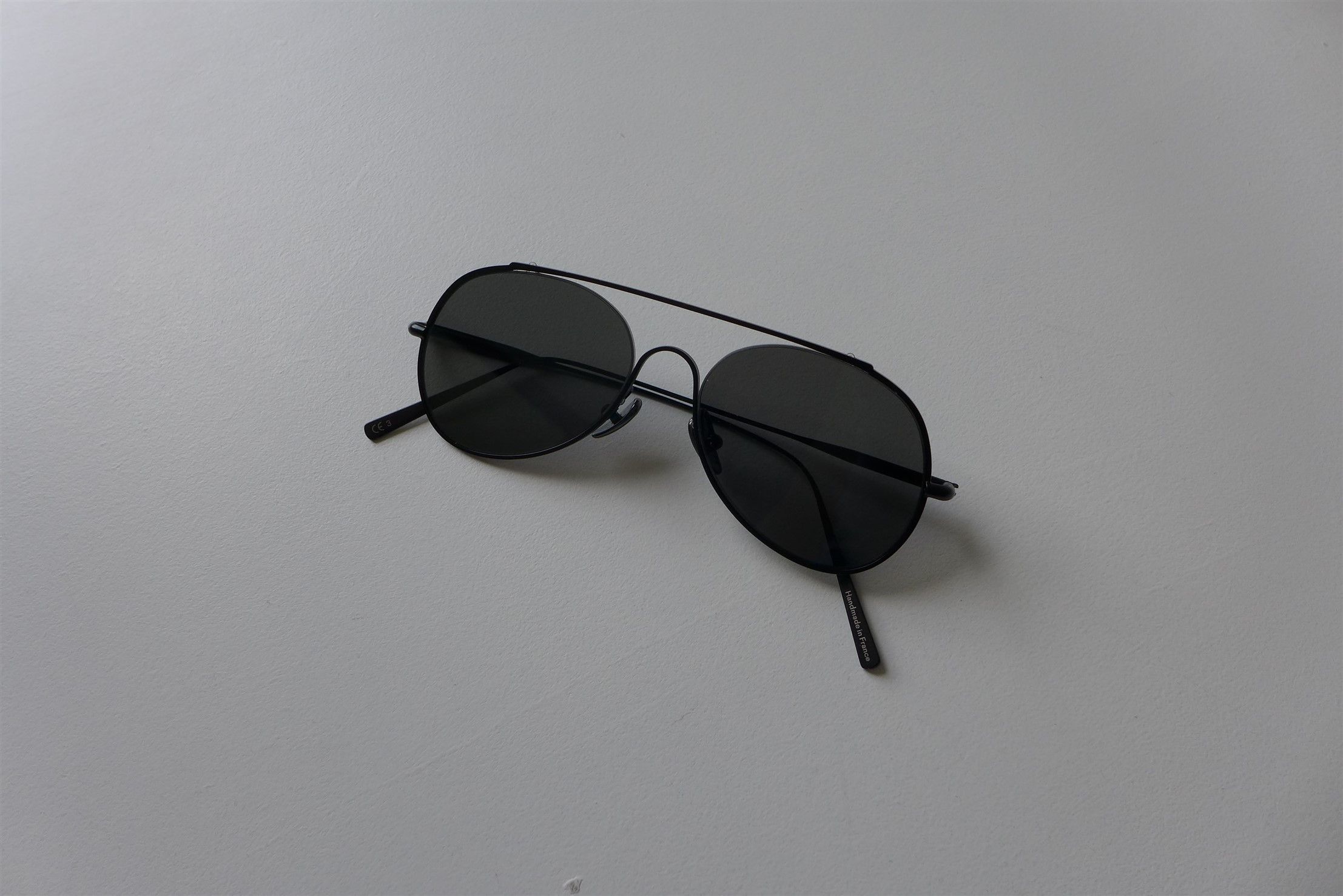 Acne Studios Acne Studios SS16 Spitfire Aviator Sunglasses - Black Size ONE SIZE - 4 Thumbnail