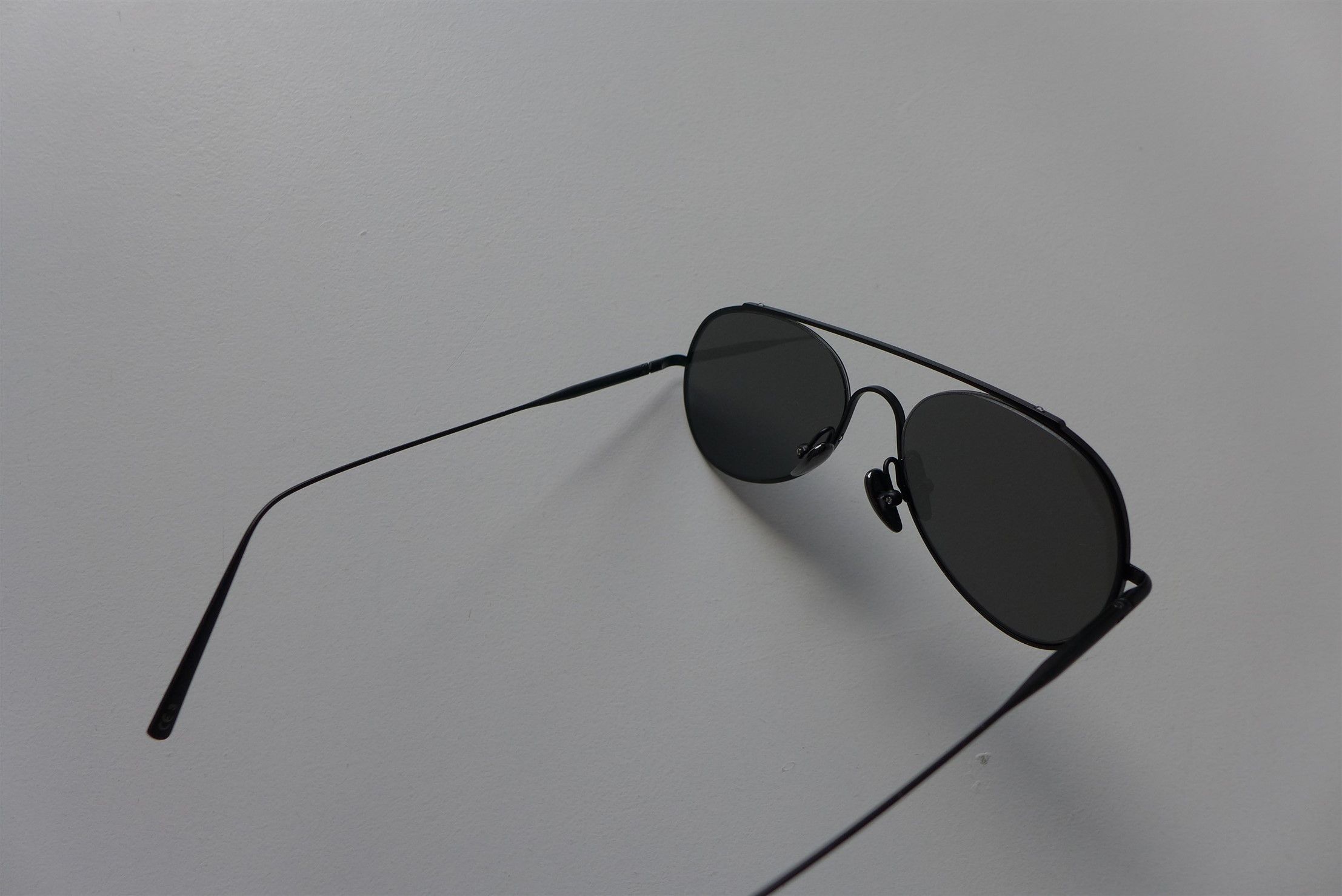 Acne Studios Acne Studios SS16 Spitfire Aviator Sunglasses - Black Size ONE SIZE - 11 Thumbnail
