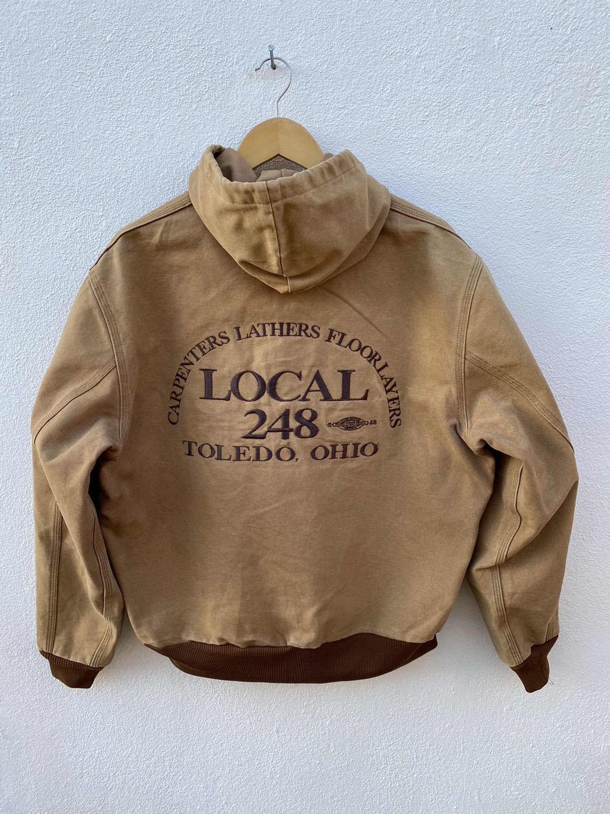 Carhartt Vintage Carhartt Detroit hoodie canvas jacket Size US L / EU 52-54 / 3 - 2 Thumbnail