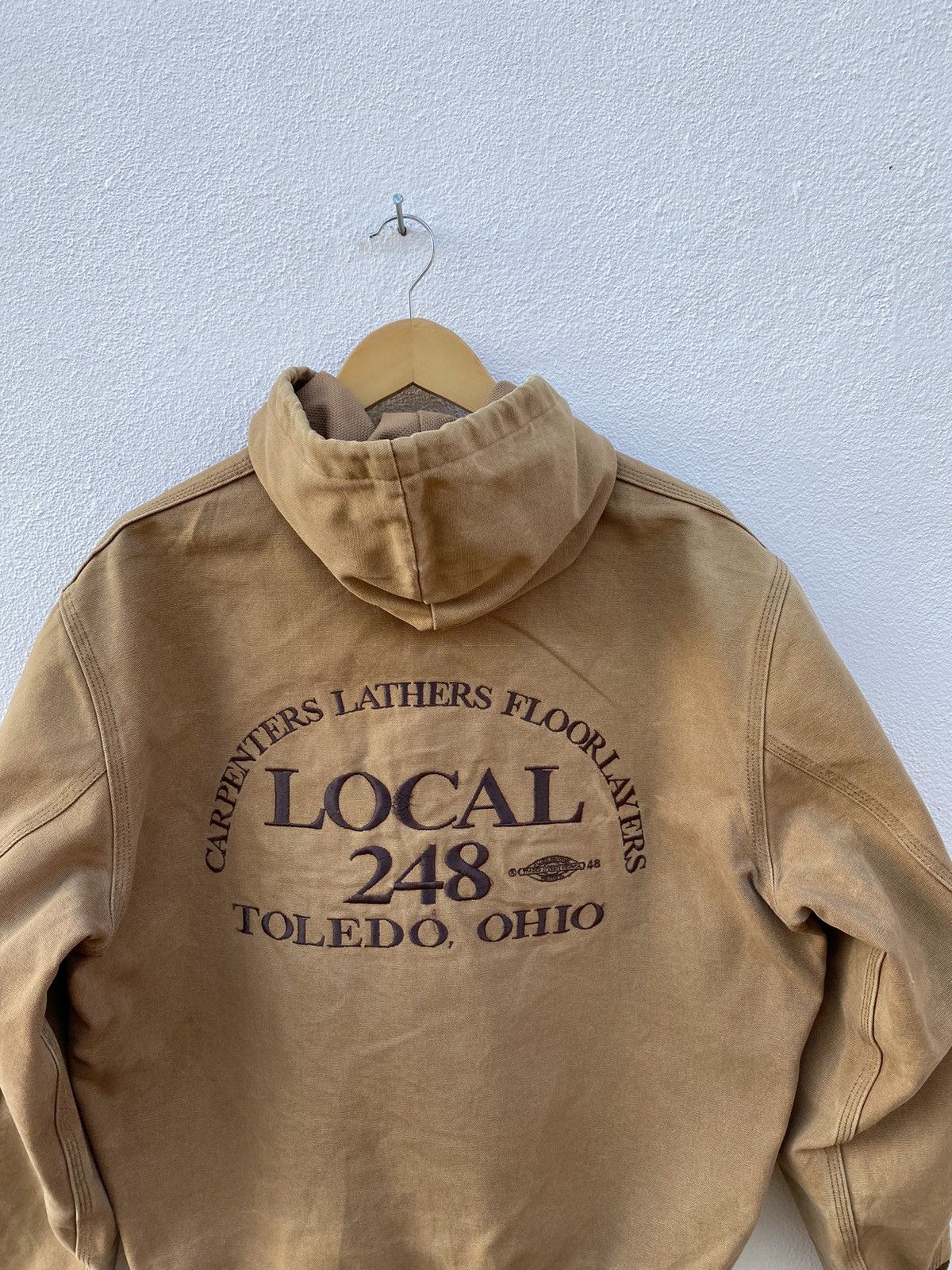 Carhartt Vintage Carhartt Detroit hoodie canvas jacket Size US L / EU 52-54 / 3 - 10 Thumbnail