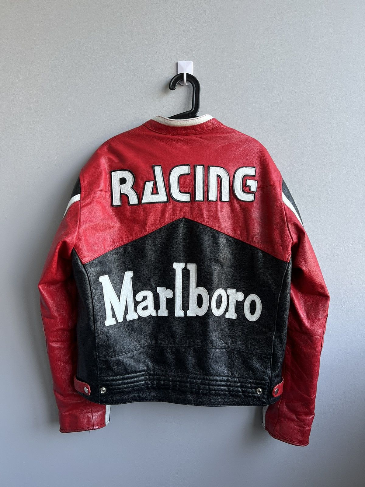 Marlboro × Vintage Marlboro vintage leather jacket RARE 90s Size US M / EU 48-50 / 2 - 10 Thumbnail