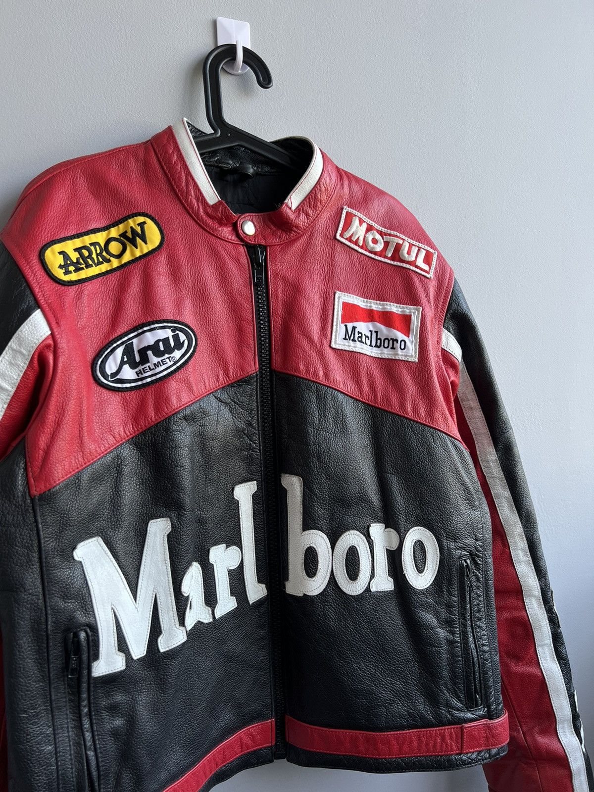 Marlboro × Vintage Marlboro vintage leather jacket RARE 90s Size US M / EU 48-50 / 2 - 1 Thumbnail