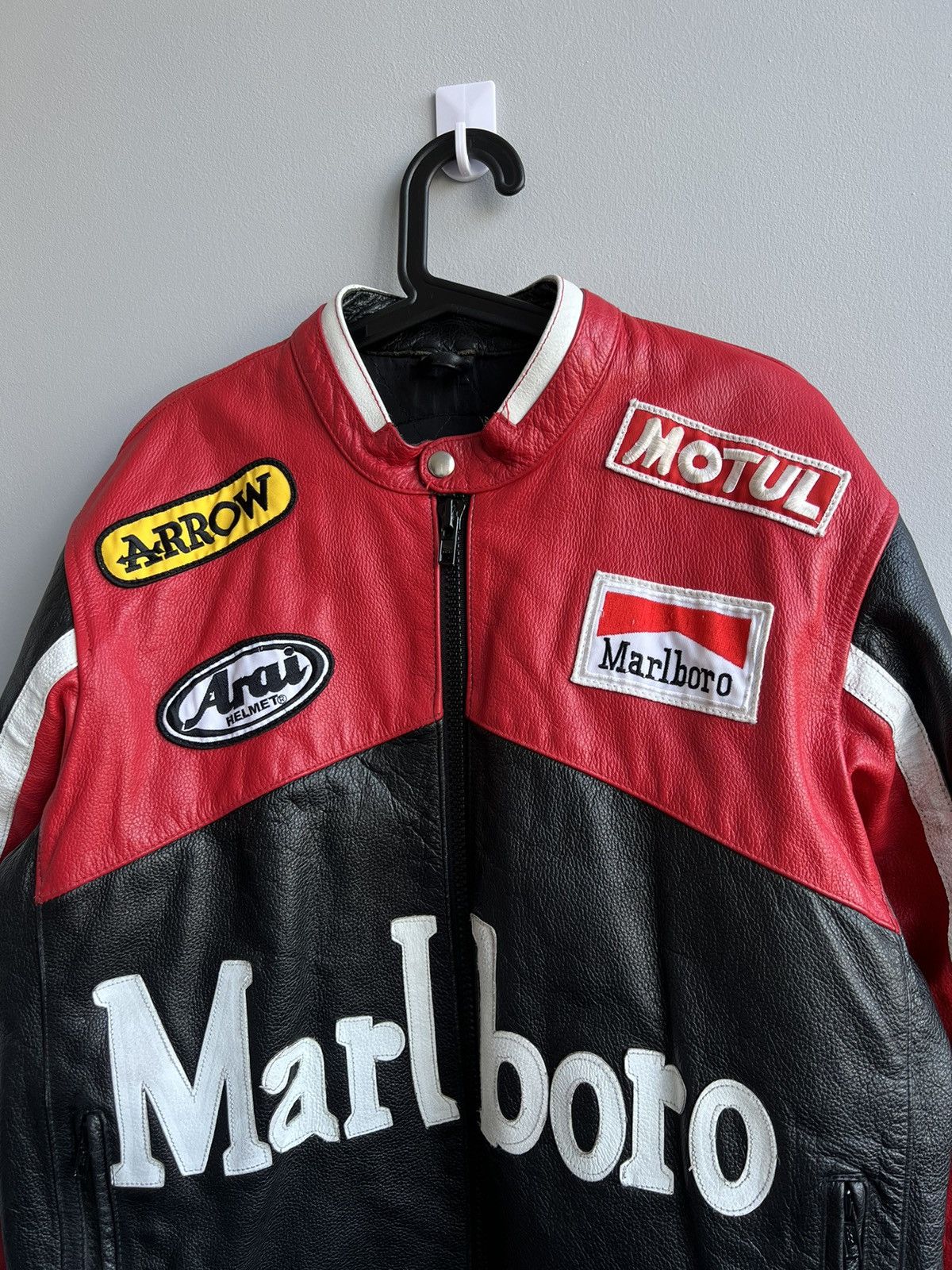 Marlboro × Vintage Marlboro vintage leather jacket RARE 90s Size US M / EU 48-50 / 2 - 6 Thumbnail