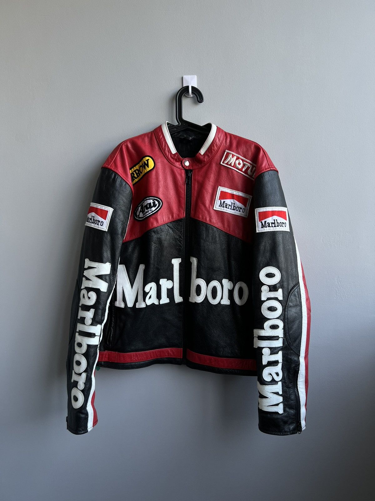 Marlboro × Vintage Marlboro vintage leather jacket RARE 90s Size US M / EU 48-50 / 2 - 3 Thumbnail