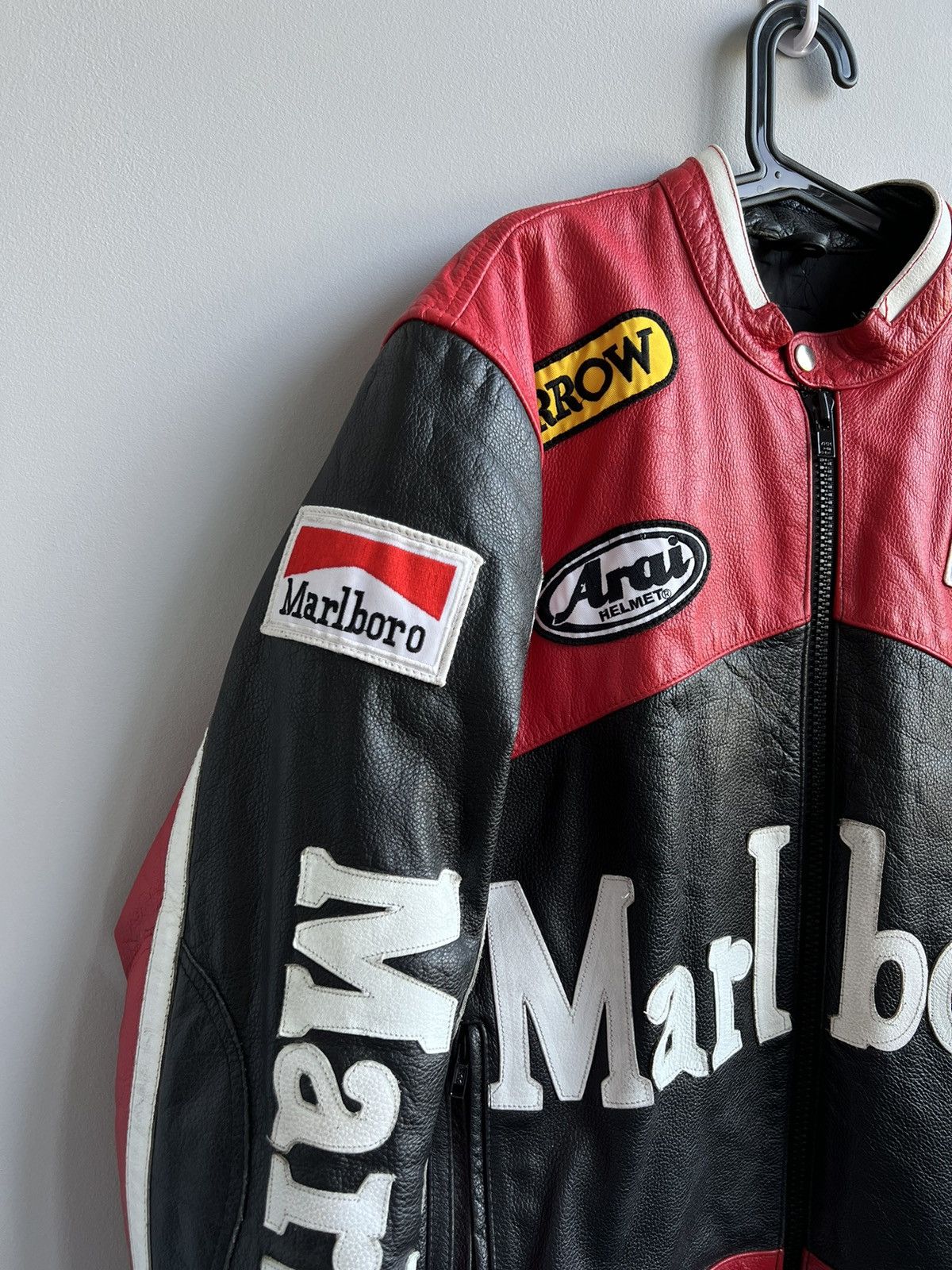 Marlboro × Vintage Marlboro vintage leather jacket RARE 90s Size US M / EU 48-50 / 2 - 7 Thumbnail