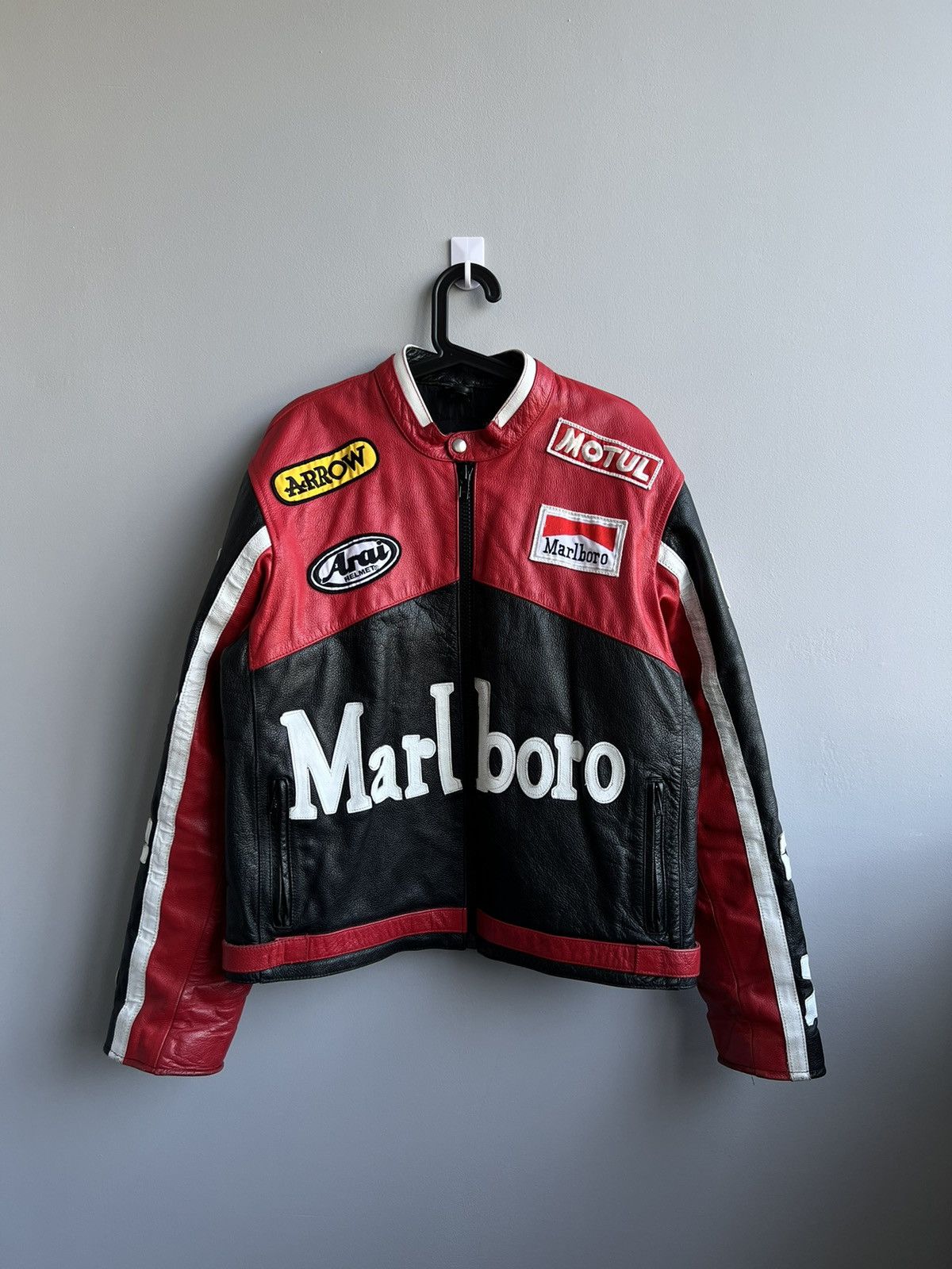 Marlboro × Vintage Marlboro vintage leather jacket RARE 90s Size US M / EU 48-50 / 2 - 4 Thumbnail