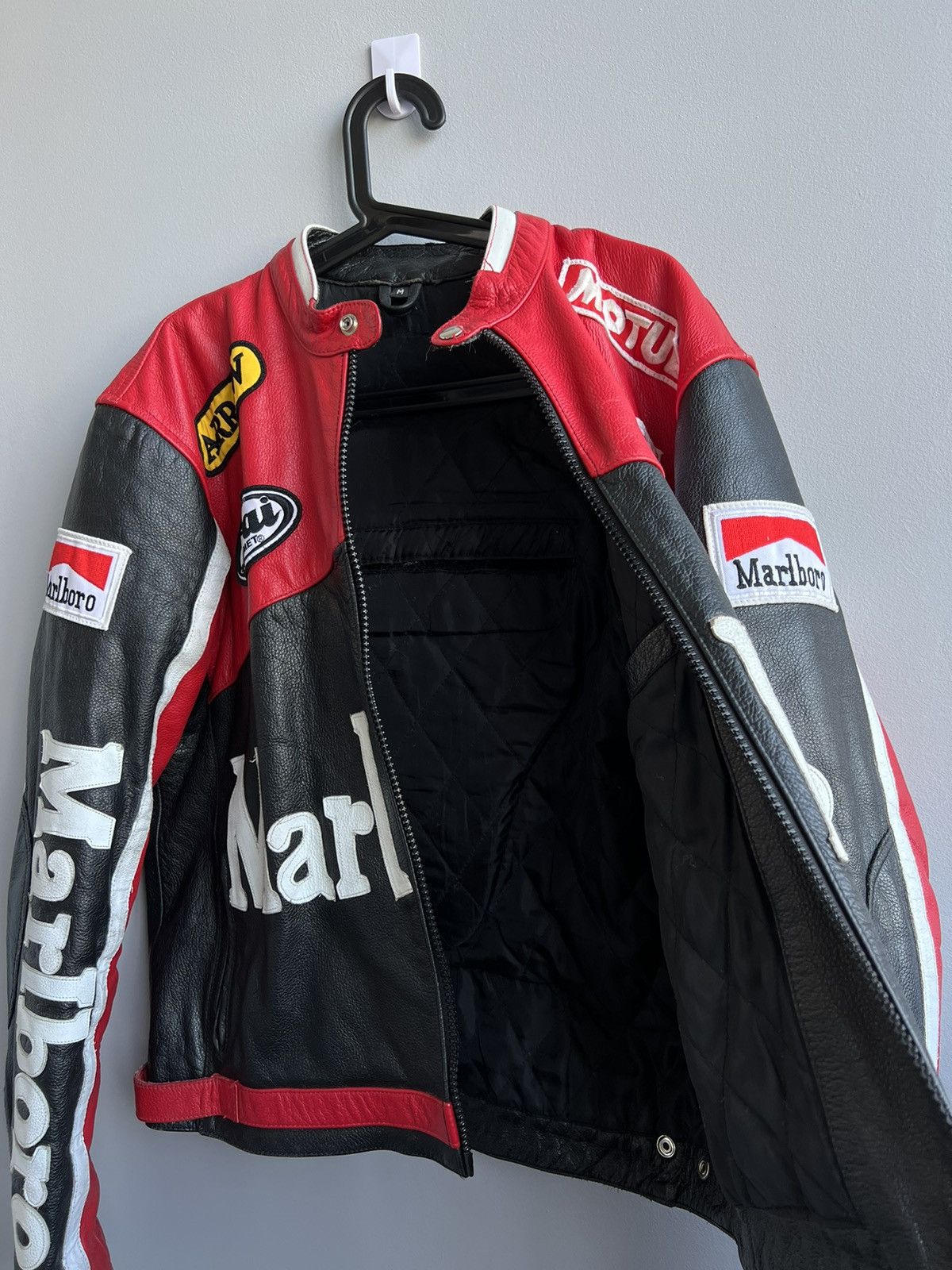 Marlboro × Vintage Marlboro vintage leather jacket RARE 90s Size US M / EU 48-50 / 2 - 14 Thumbnail