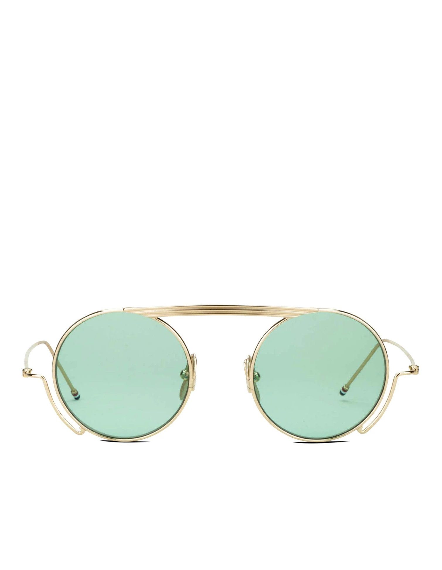 Thom Browne Thom Browne TBS111 Sunglasses - Gold / Mint Size ONE SIZE - 13 Thumbnail
