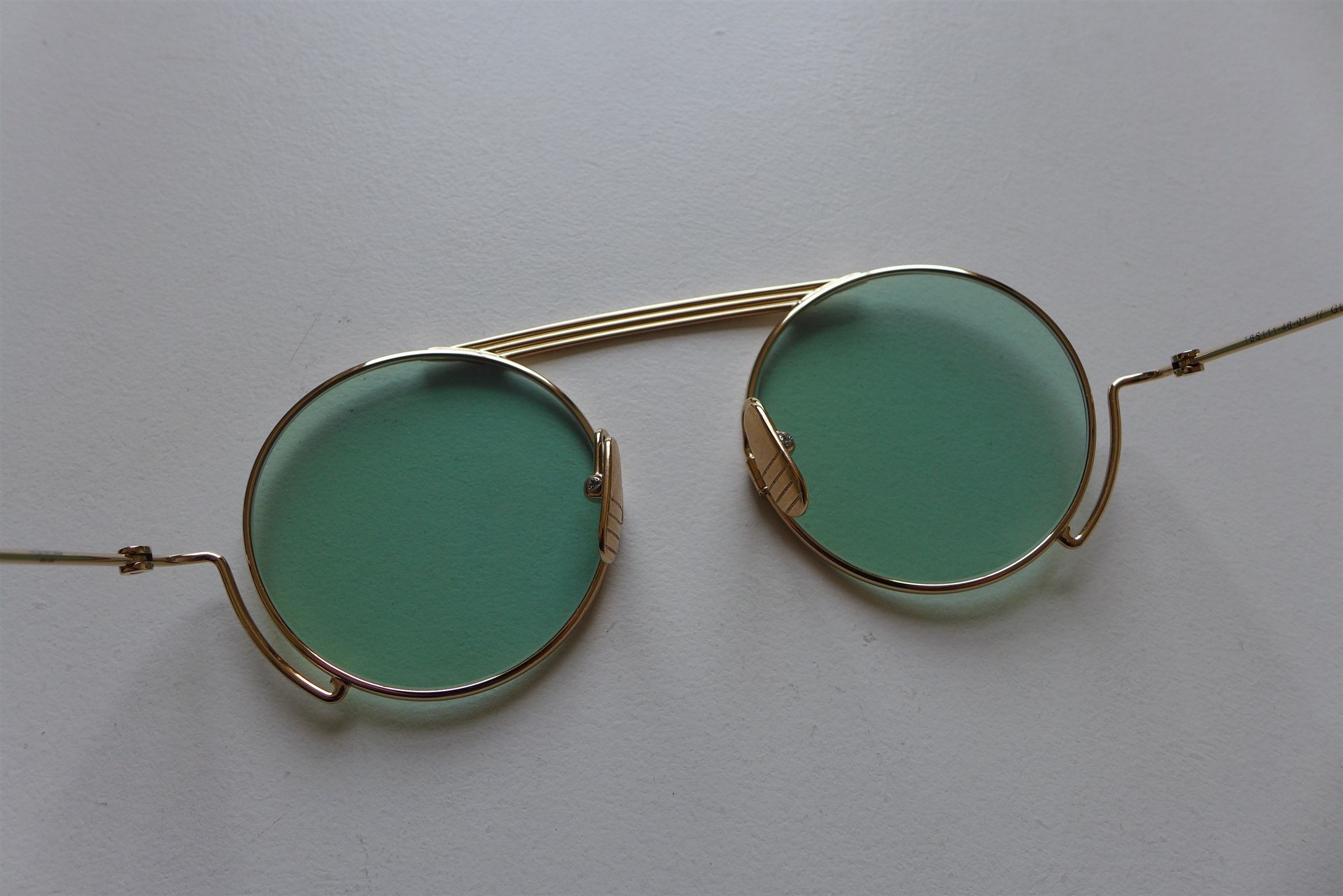 Thom Browne Thom Browne TBS111 Sunglasses - Gold / Mint Size ONE SIZE - 7 Thumbnail