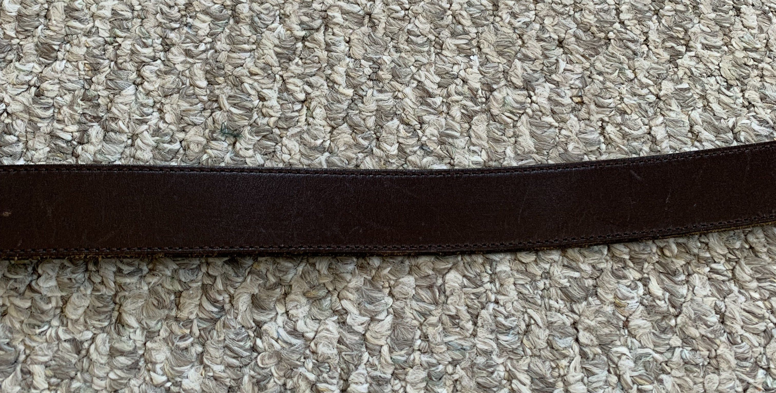 Vivienne Westwood Vivienne Westwood Spellout Orb Logo Leather Belt Size 28 - 3 Thumbnail
