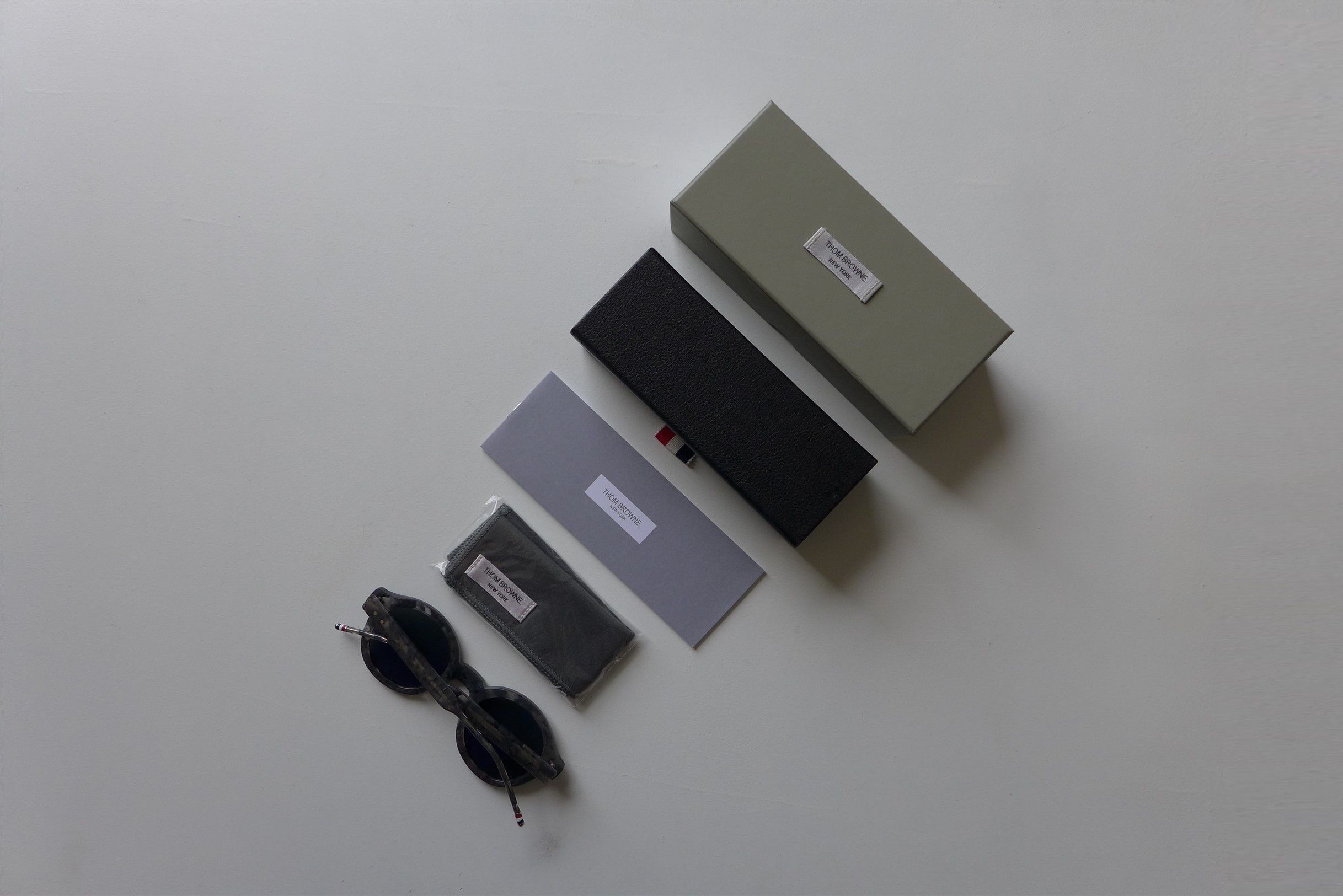 Thom Browne Thom Browne TB411 Sunglasses - Grey Tortoise Acetate Size ONE SIZE - 6 Thumbnail