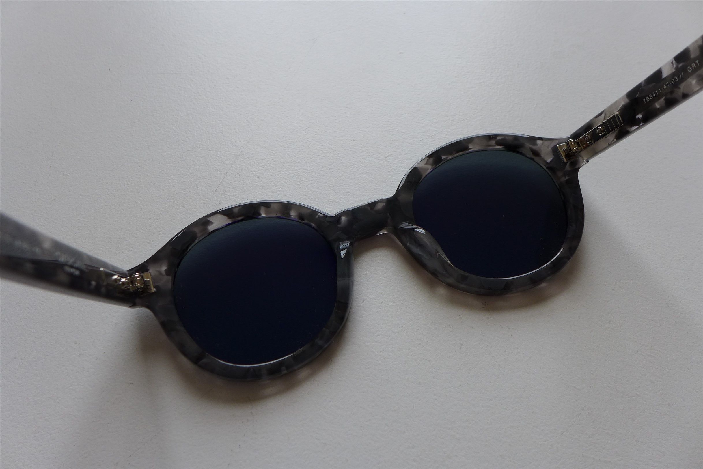 Thom Browne Thom Browne TB411 Sunglasses - Grey Tortoise Acetate Size ONE SIZE - 13 Thumbnail