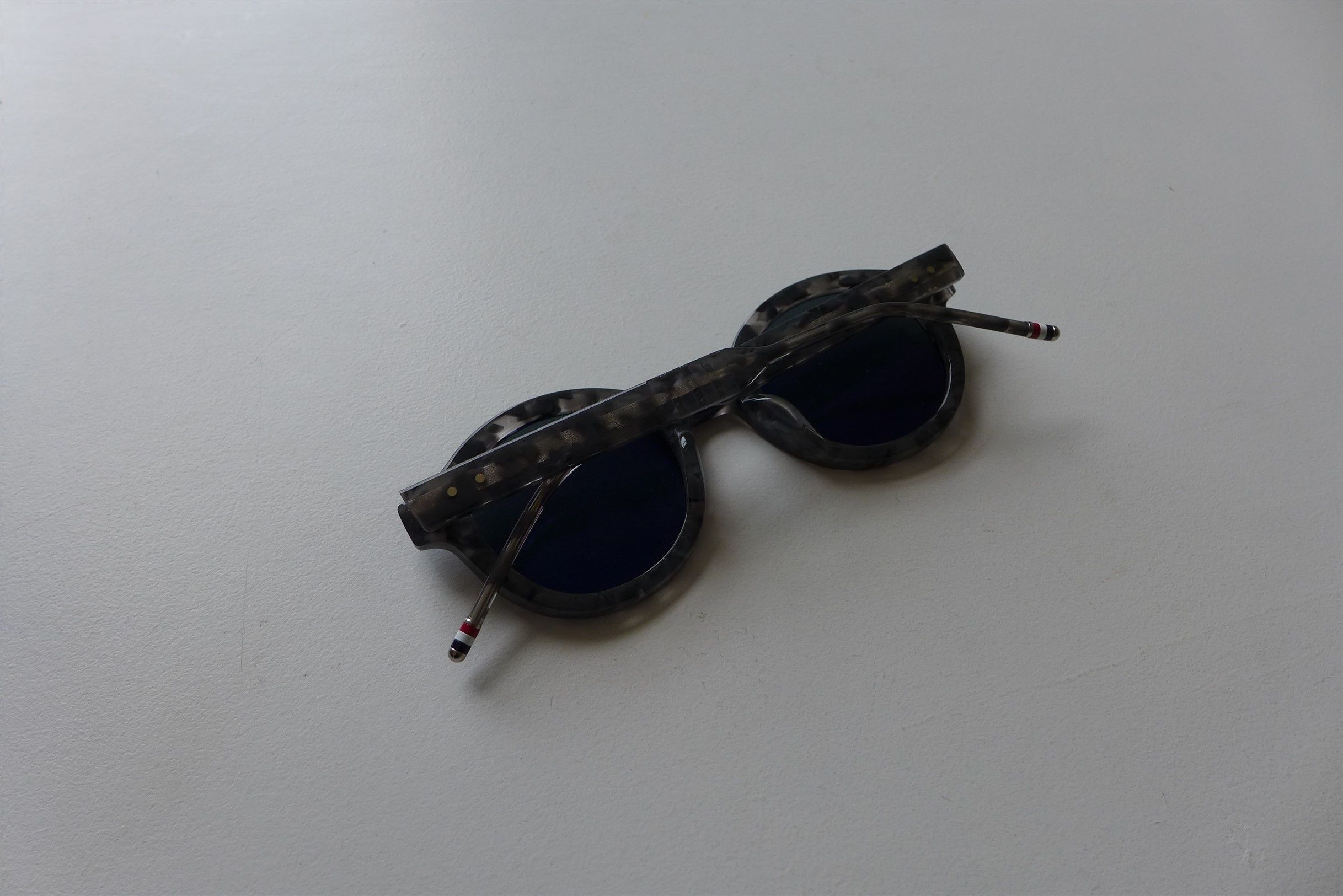 Thom Browne Thom Browne TB411 Sunglasses - Grey Tortoise Acetate Size ONE SIZE - 9 Thumbnail