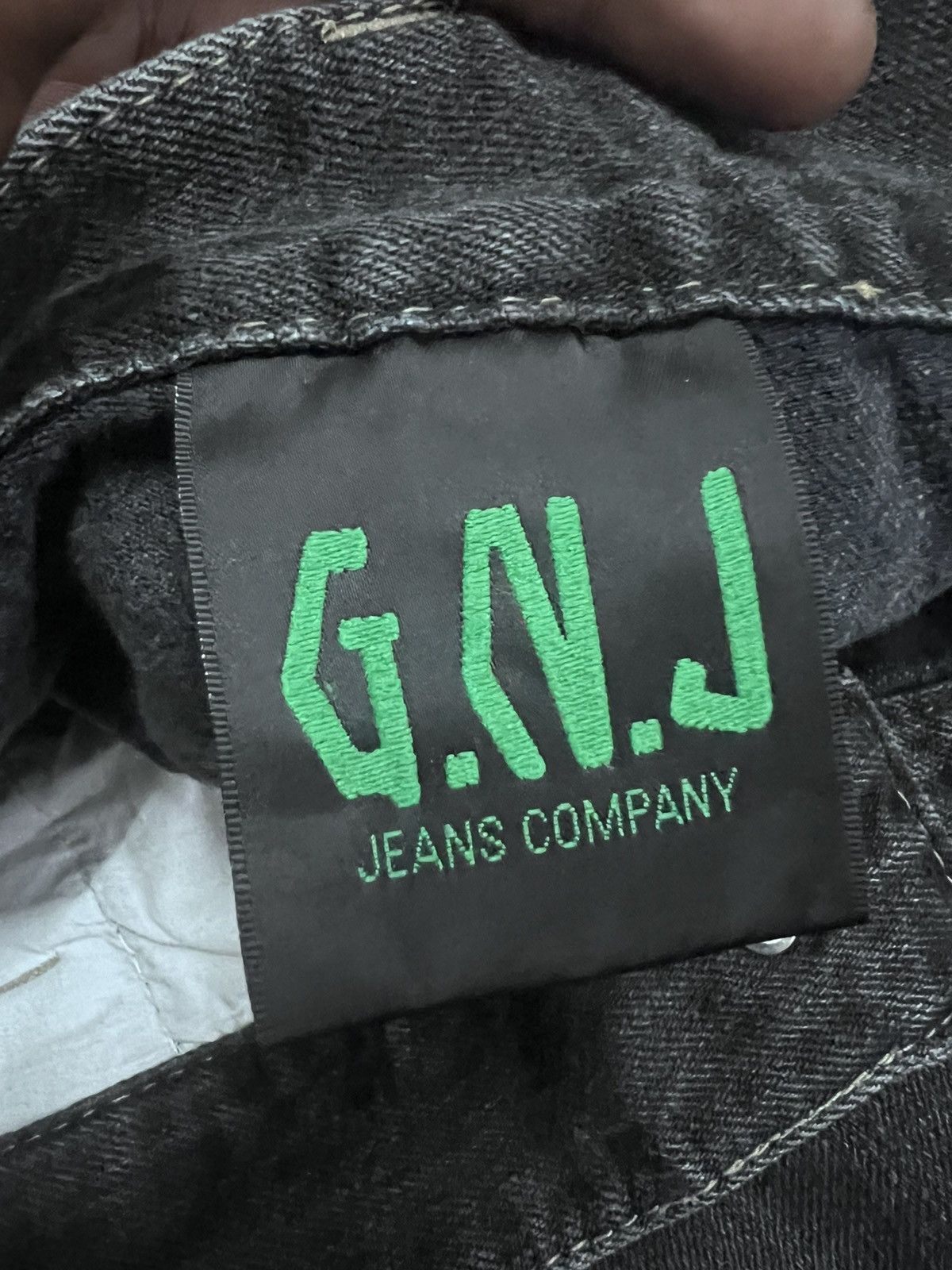 Japanese Brand BAGGY💥 GNJ BRAND BLACK FADED DISTRESSED DENIM PANT Size US 30 / EU 46 - 7 Thumbnail