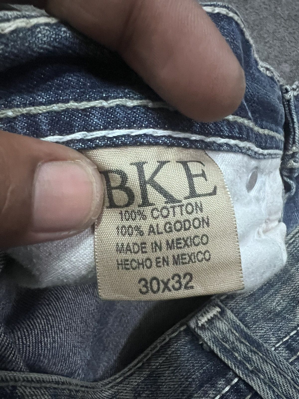 Japanese Brand × Vintage FLARED💥BKE RIPPED DISTRESSED DENIM PANT Size US 31 - 8 Thumbnail