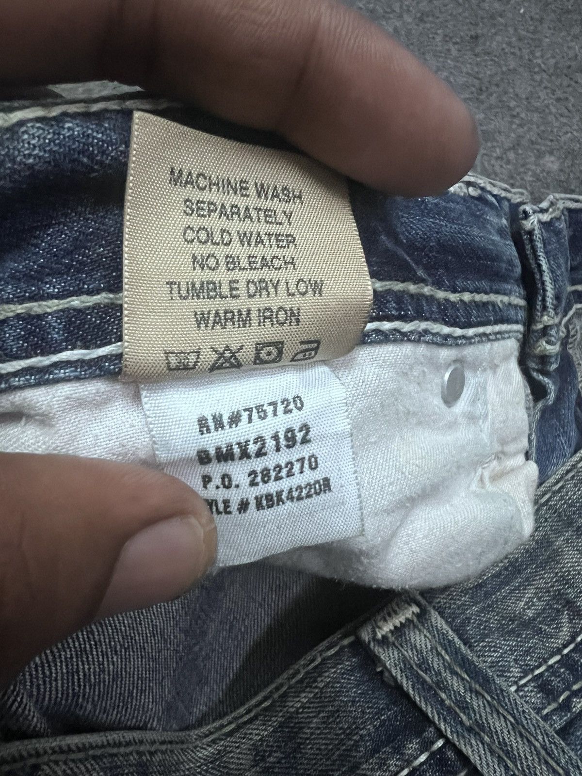 Japanese Brand × Vintage FLARED💥BKE RIPPED DISTRESSED DENIM PANT Size US 31 - 9 Thumbnail